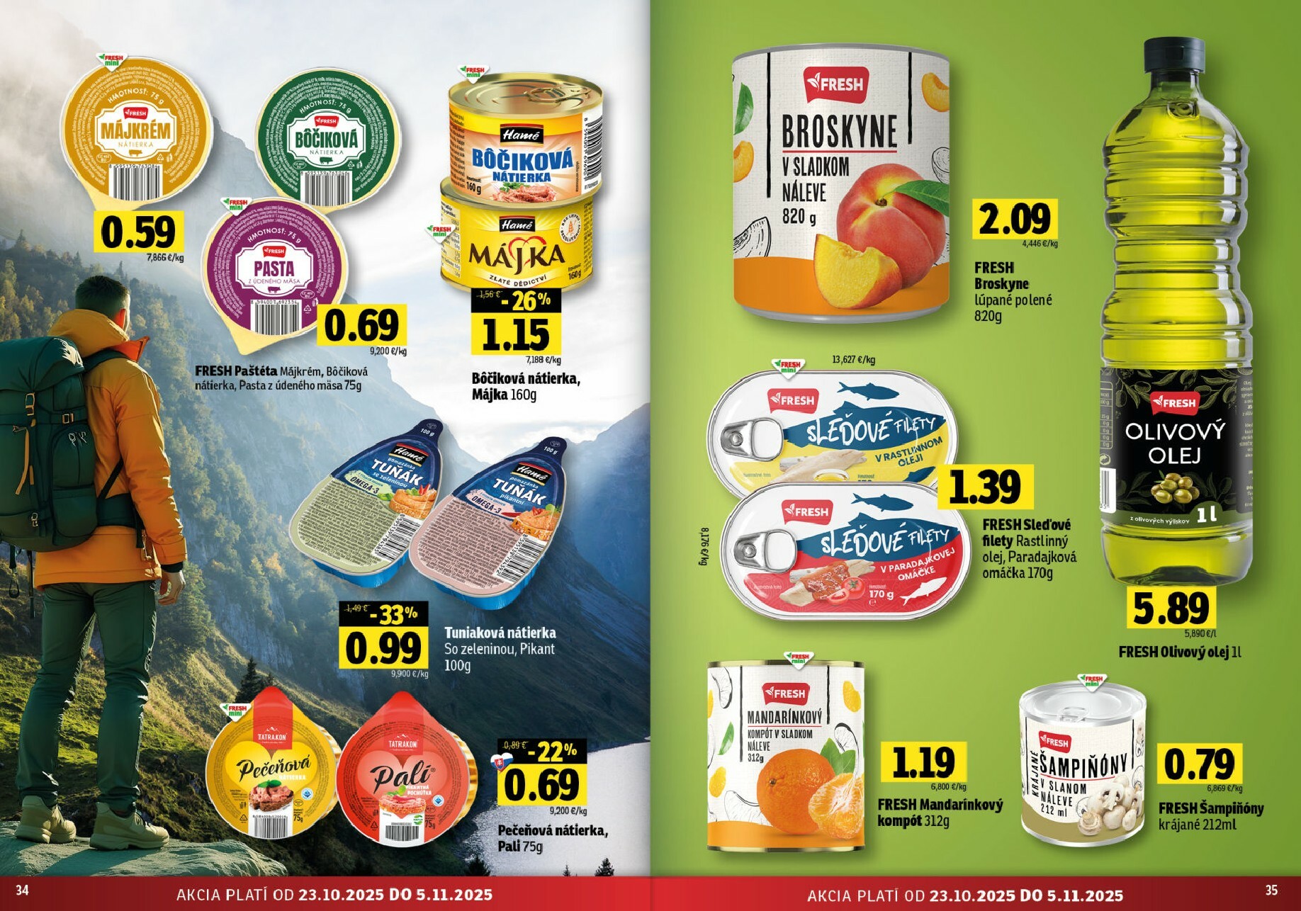 fresh - Leták Fresh - Východné Slovensko platný od 23.10. do 05.11. - page: 18