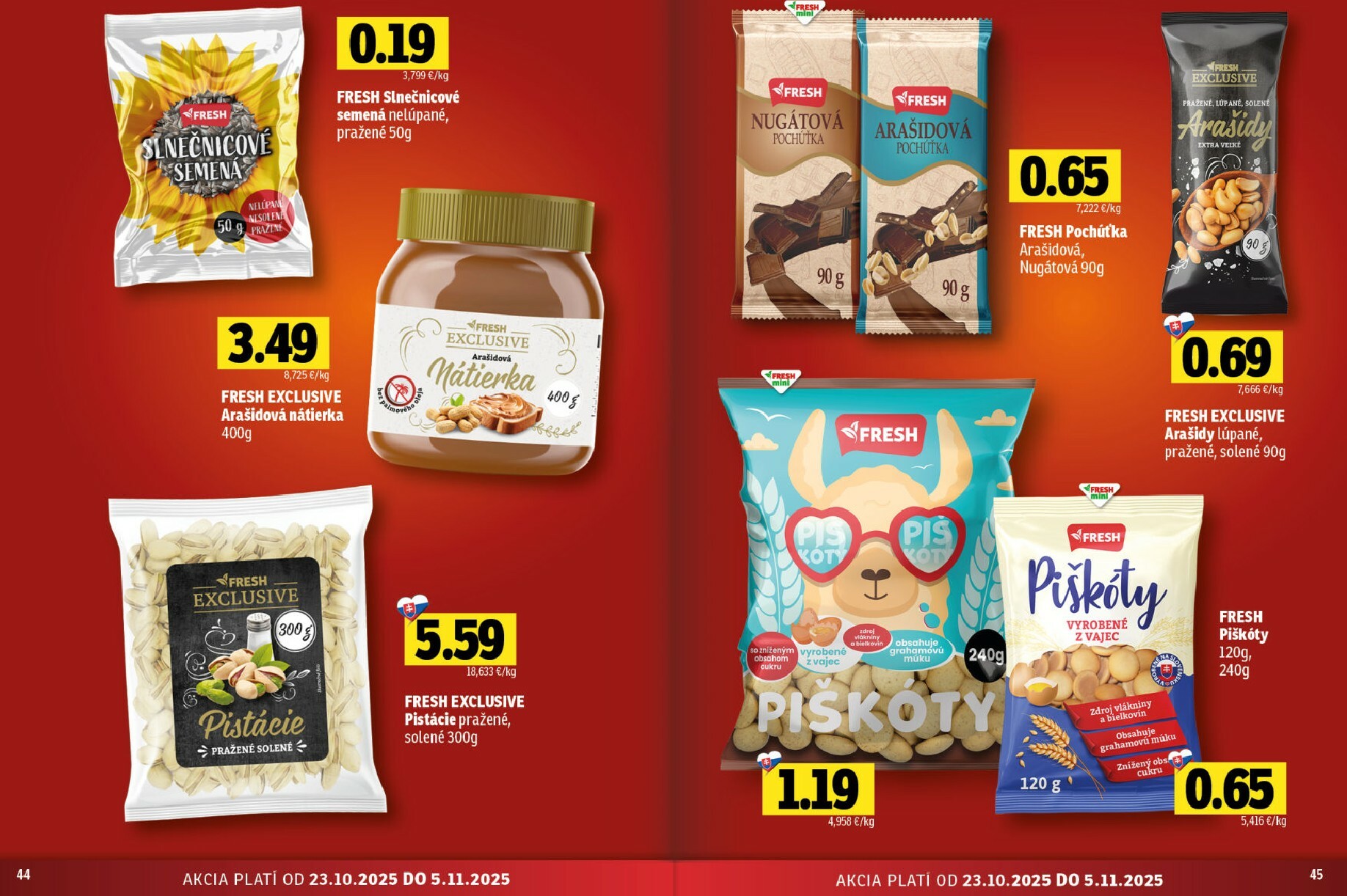 fresh - Leták Fresh - Východné Slovensko platný od 23.10. do 05.11. - page: 23