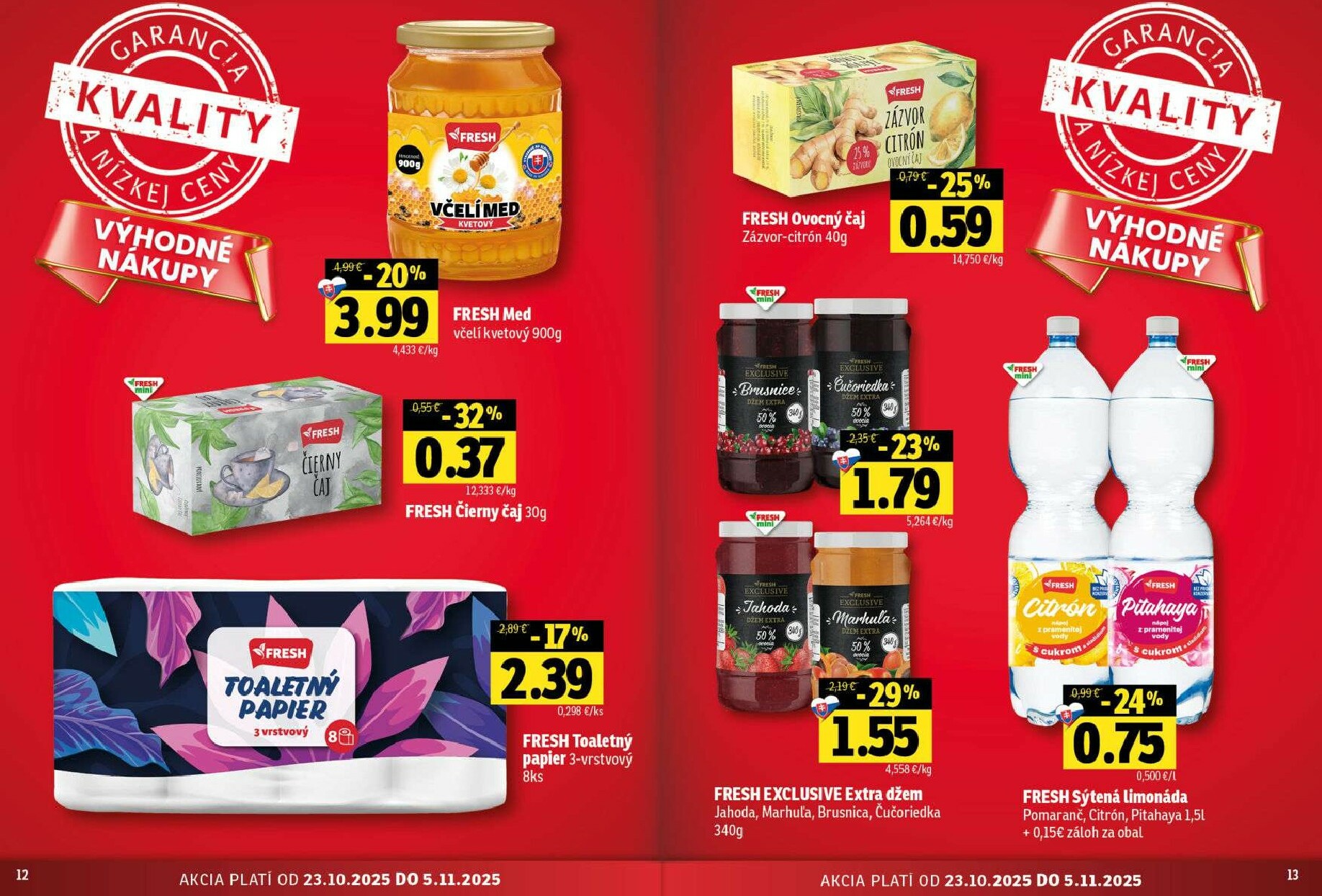 fresh - Leták Fresh - Stredné a západné Slovensko platný od 23.10. do 05.11. - page: 7