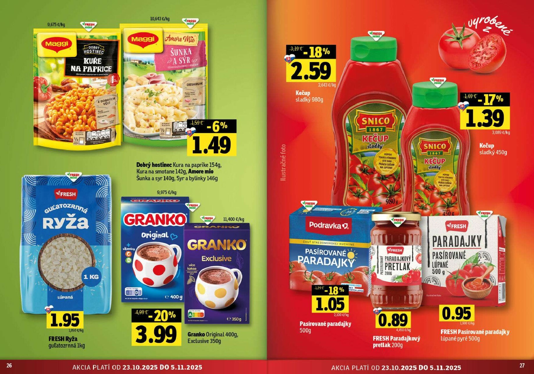 fresh - Leták Fresh - Stredné a západné Slovensko platný od 23.10. do 05.11. - page: 14