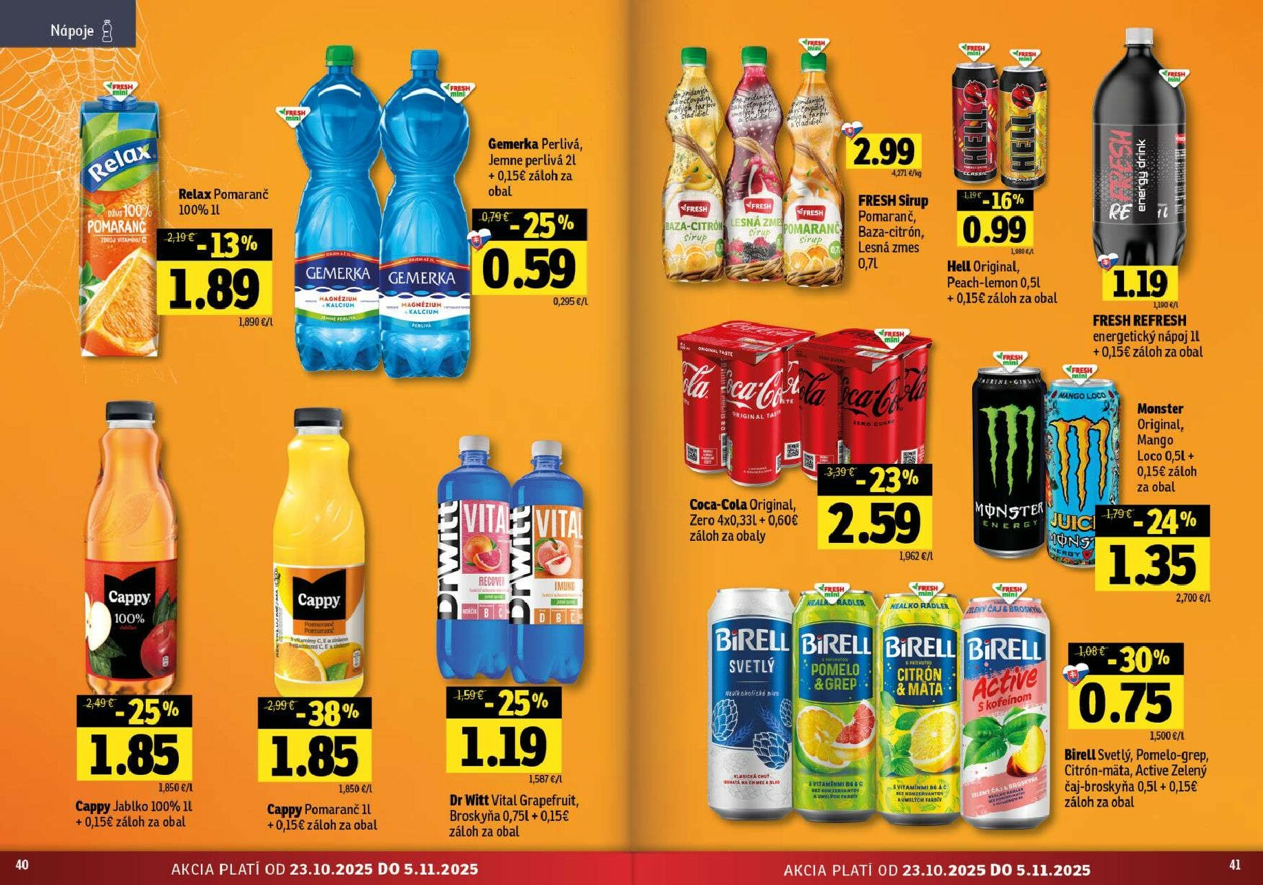 fresh - Leták Fresh - Stredné a západné Slovensko platný od 23.10. do 05.11. - page: 21