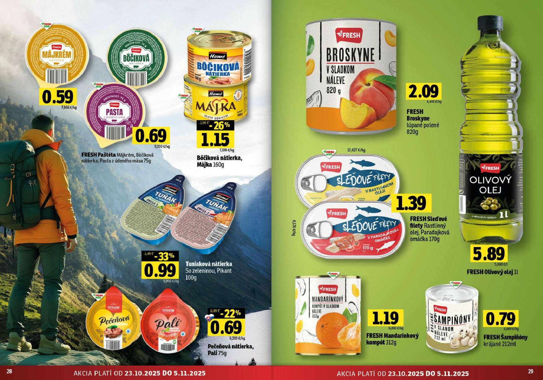 fresh - Leták Fresh - Stredné a západné Slovensko platný od 23.10. do 05.11. - page: 15