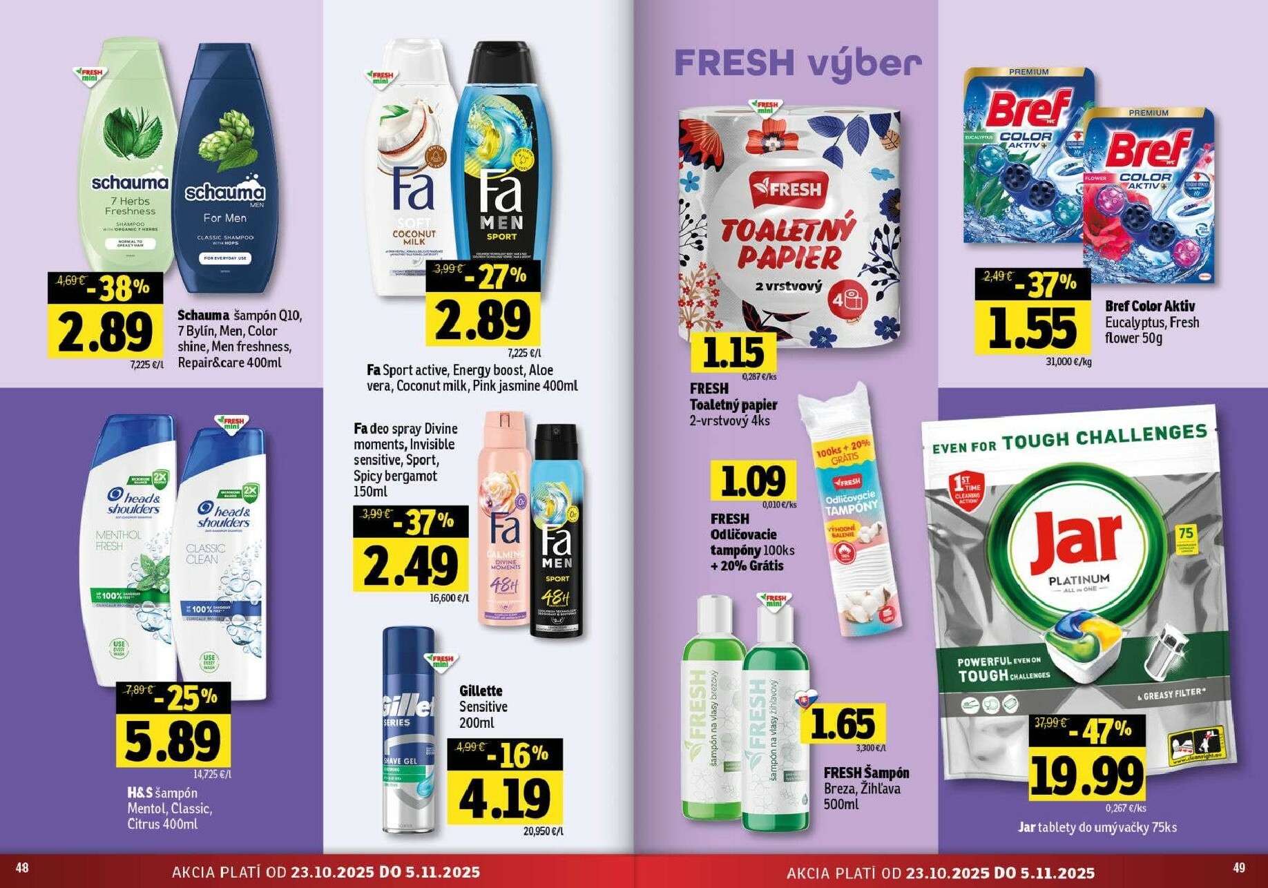 fresh - Leták Fresh - Stredné a západné Slovensko platný od 23.10. do 05.11. - page: 25