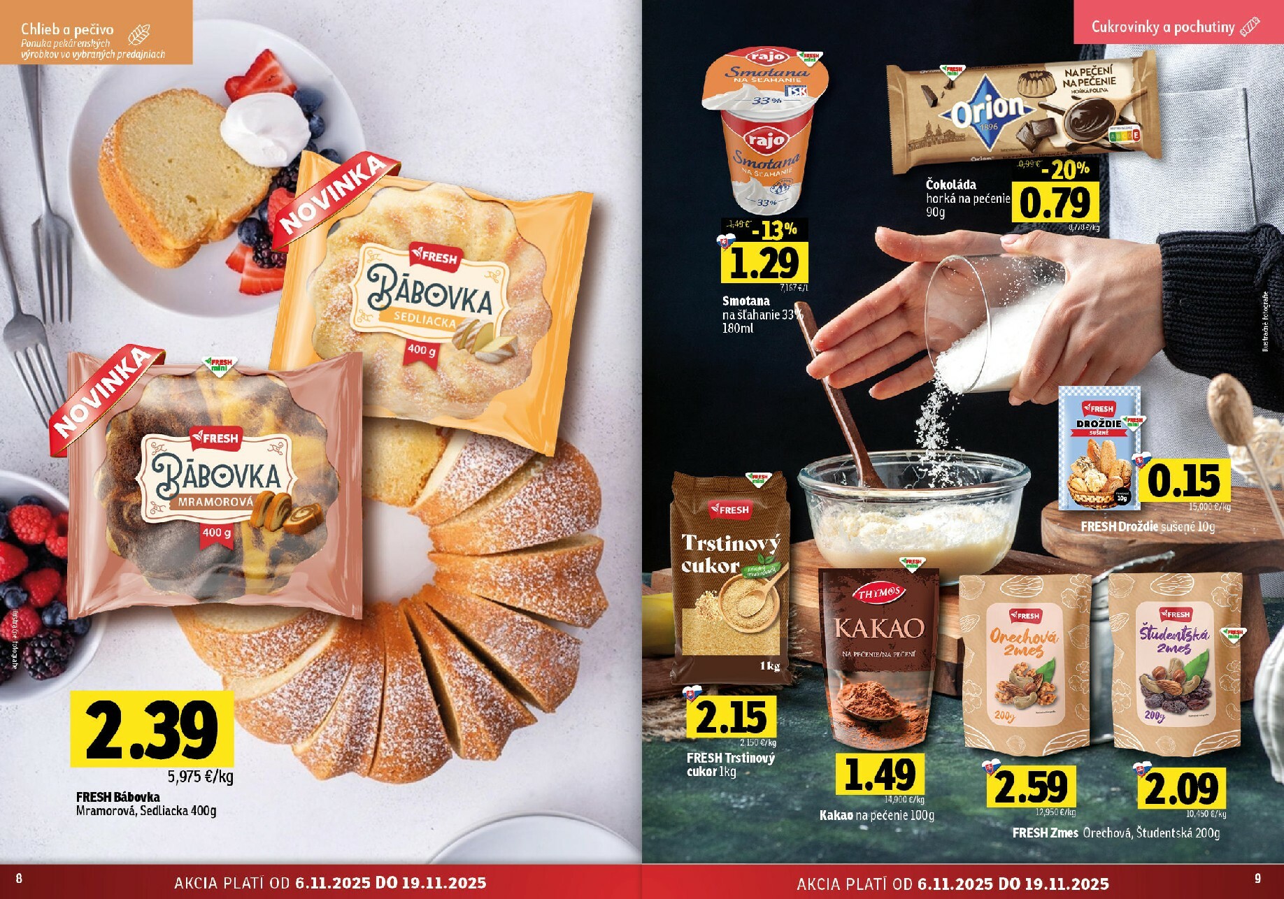 fresh - Leták Fresh - Stredné a západné Slovensko platný od 06.11. do 19.11. - page: 5