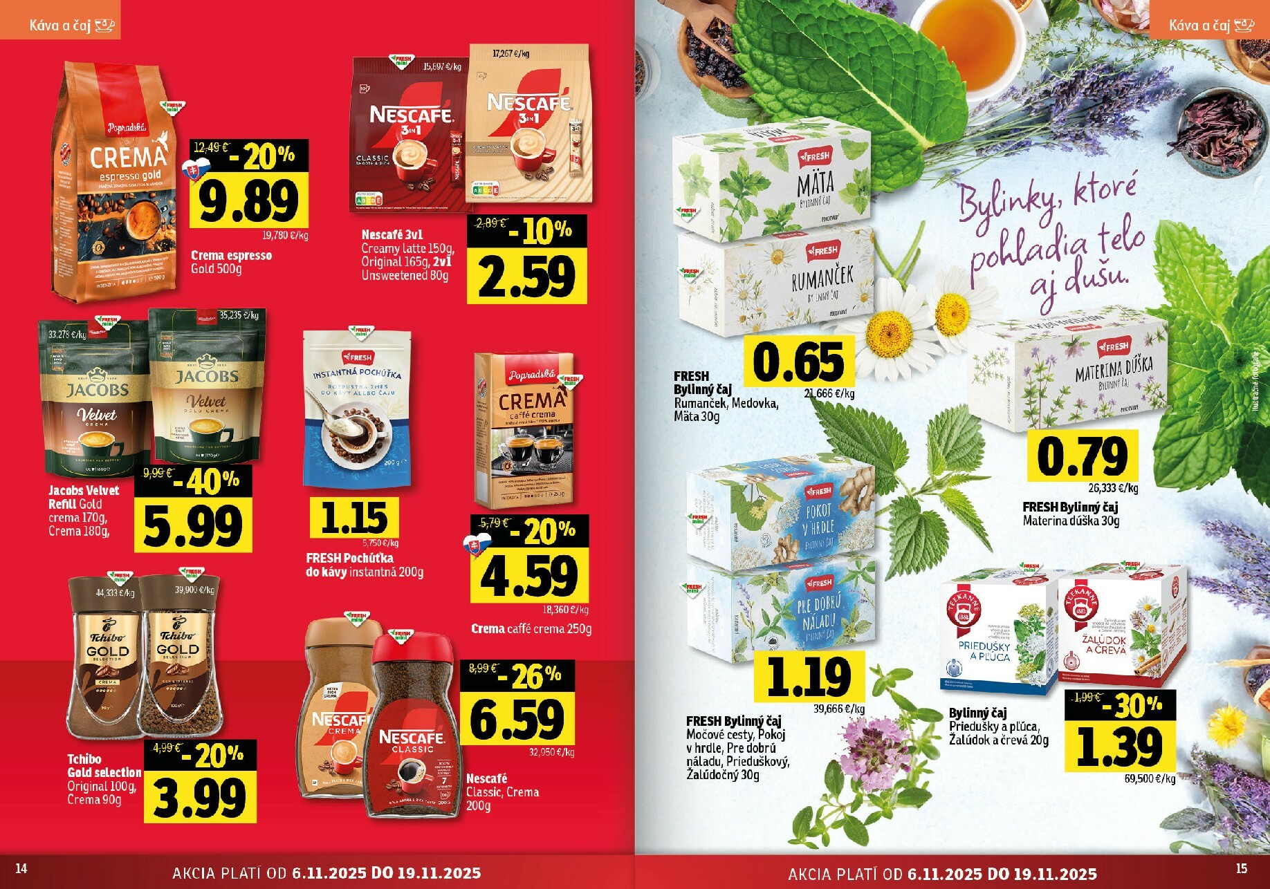 fresh - Leták Fresh - Stredné a západné Slovensko platný od 06.11. do 19.11. - page: 8