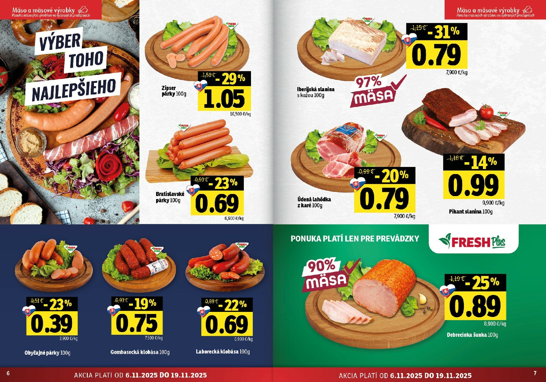 fresh - Leták Fresh - Východné Slovensko platný od 06.11. do 19.11. - page: 4