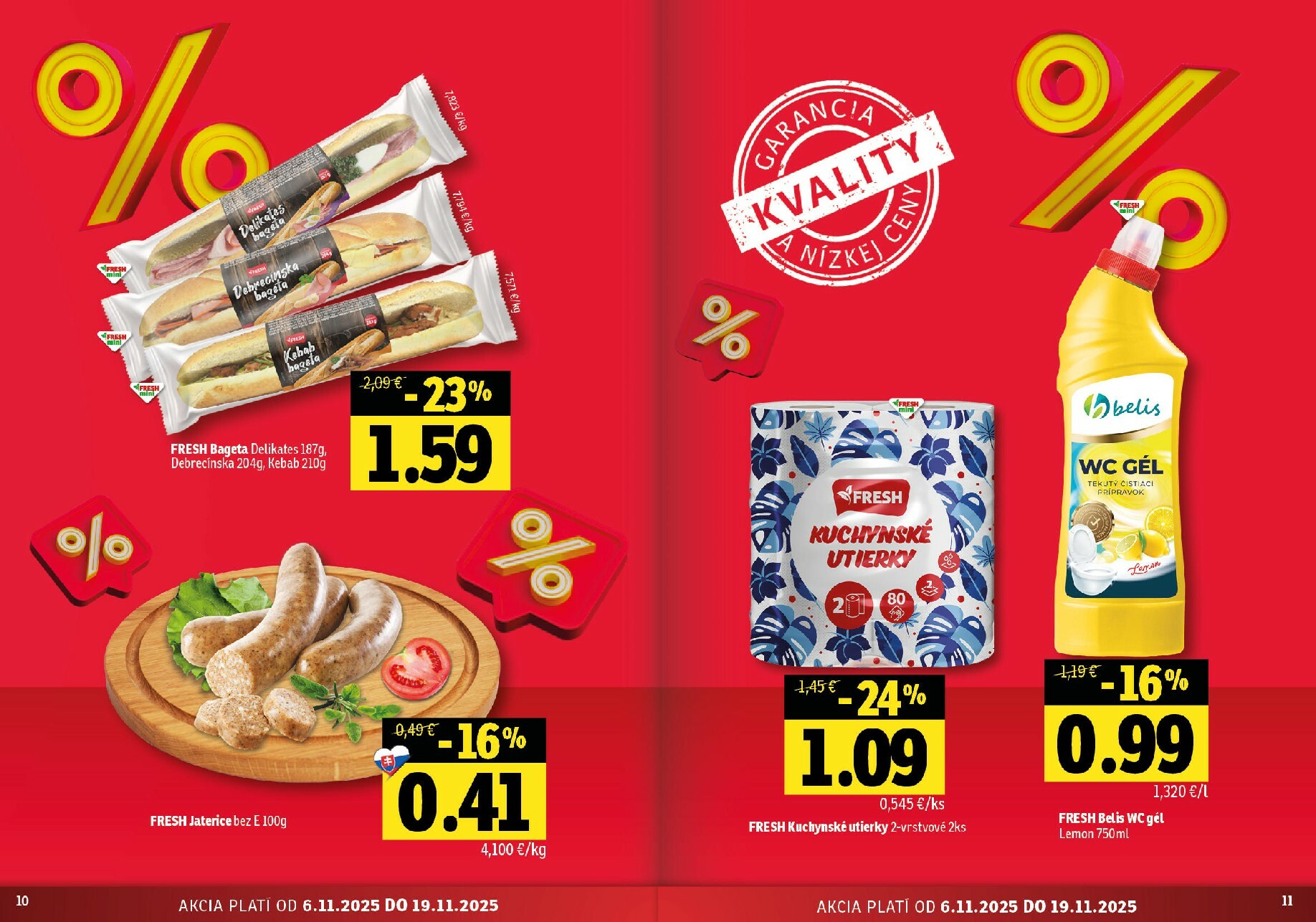 fresh - Leták Fresh - Východné Slovensko platný od 06.11. do 19.11. - page: 6