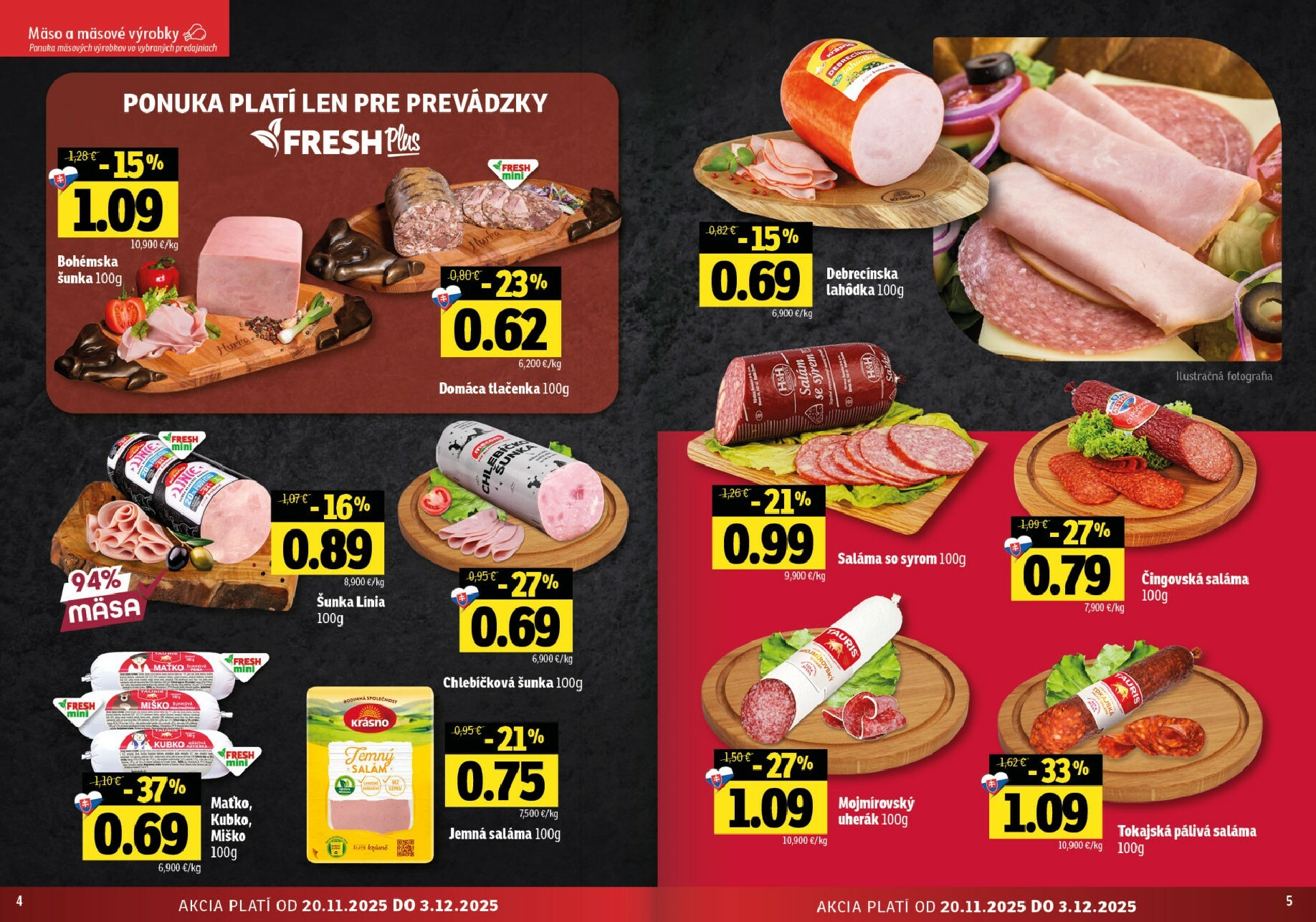 fresh - Leták Fresh - Východné Slovensko platný od 20.11. do 03.12. - page: 3