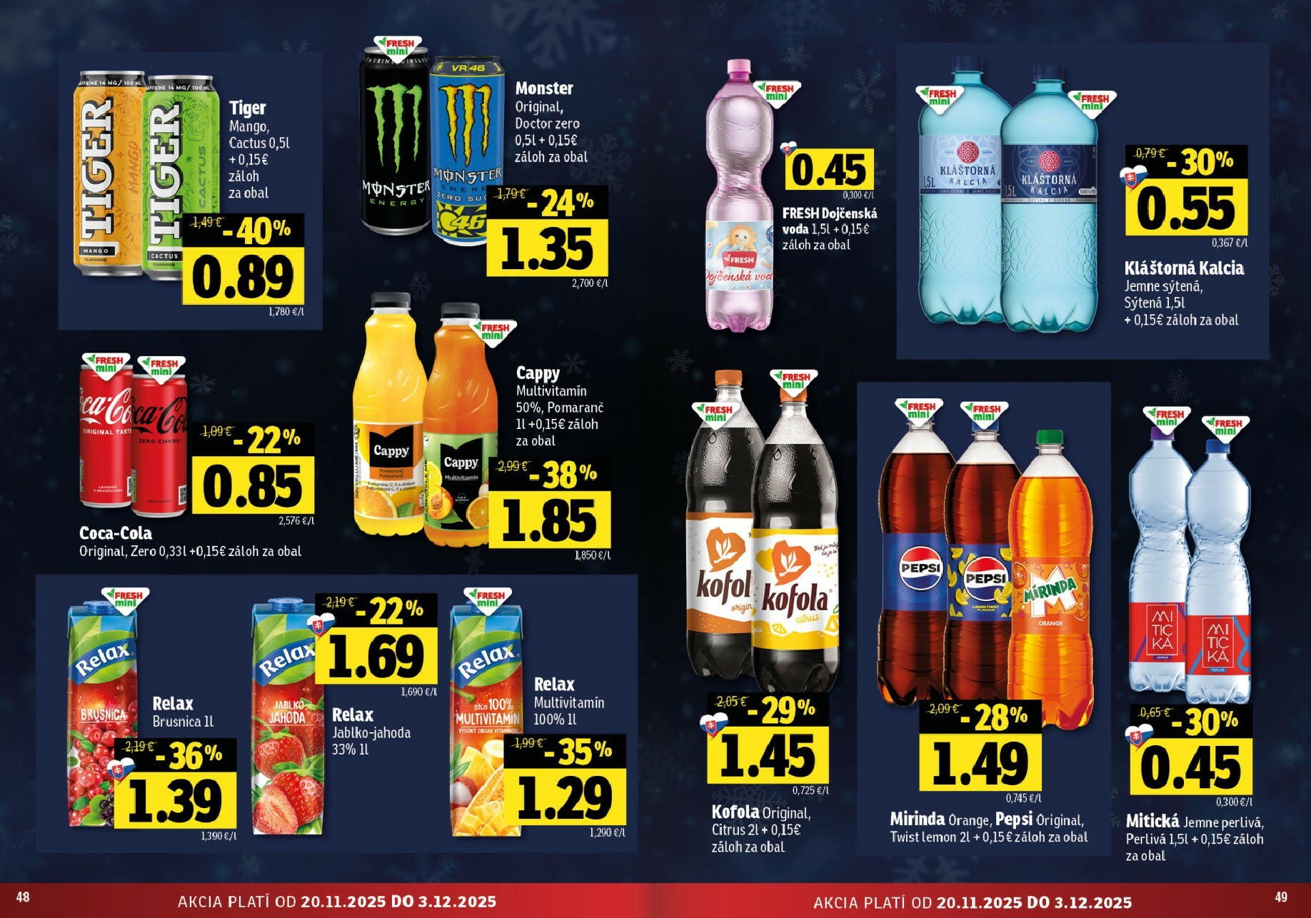 fresh - Leták Fresh - Stredné a západné Slovensko platný od 20.11. do 03.12. - page: 25