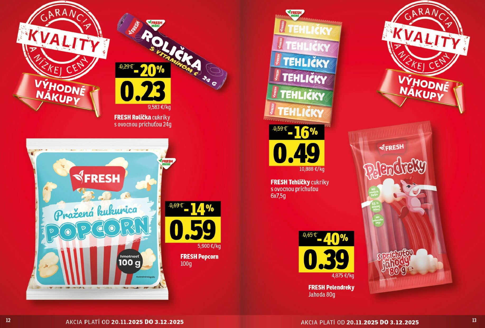 fresh - Leták Fresh - Stredné a západné Slovensko platný od 20.11. do 03.12. - page: 7