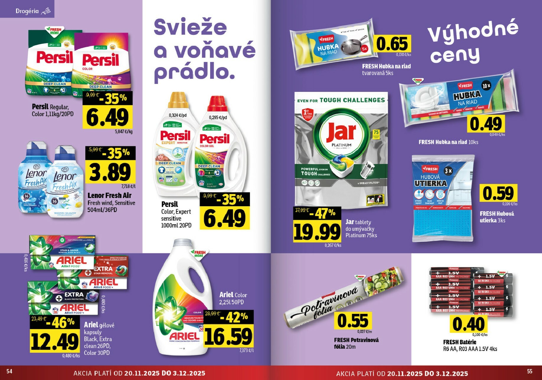 fresh - Leták Fresh - Stredné a západné Slovensko platný od 20.11. do 03.12. - page: 28