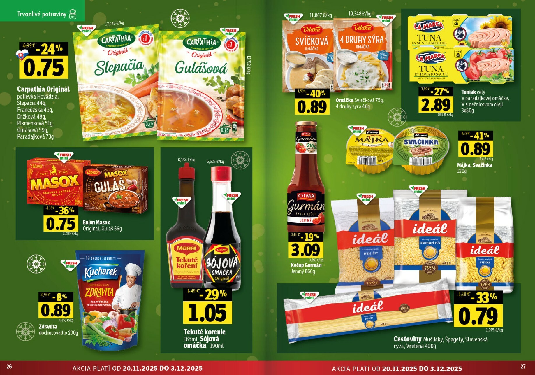 fresh - Leták Fresh - Stredné a západné Slovensko platný od 20.11. do 03.12. - page: 14