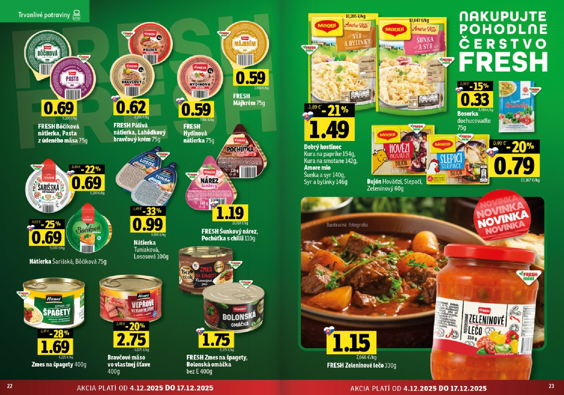 fresh - Leták Fresh - Východné Slovensko platný od 04.12. do 17.12. - page: 12