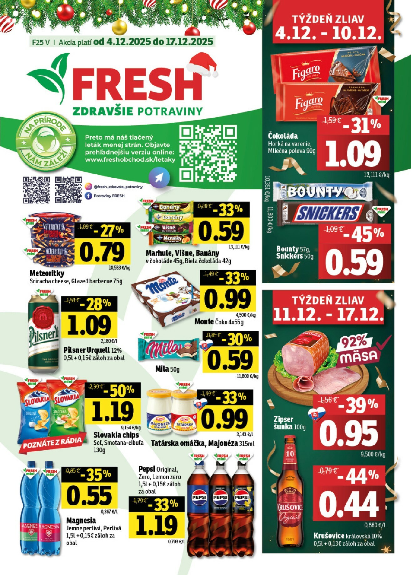 fresh - Leták Fresh - Východné Slovensko platný od 04.12. do 17.12.