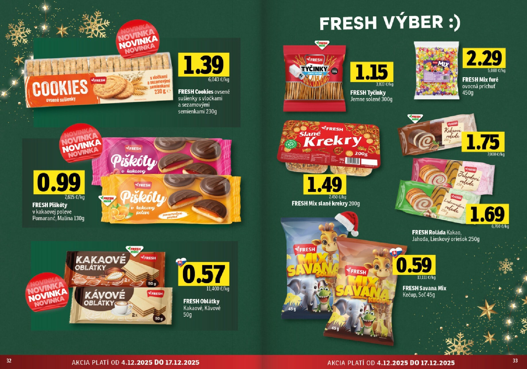 fresh - Leták Fresh - Stredné a západné Slovensko platný od 04.12. do 17.12. - page: 17
