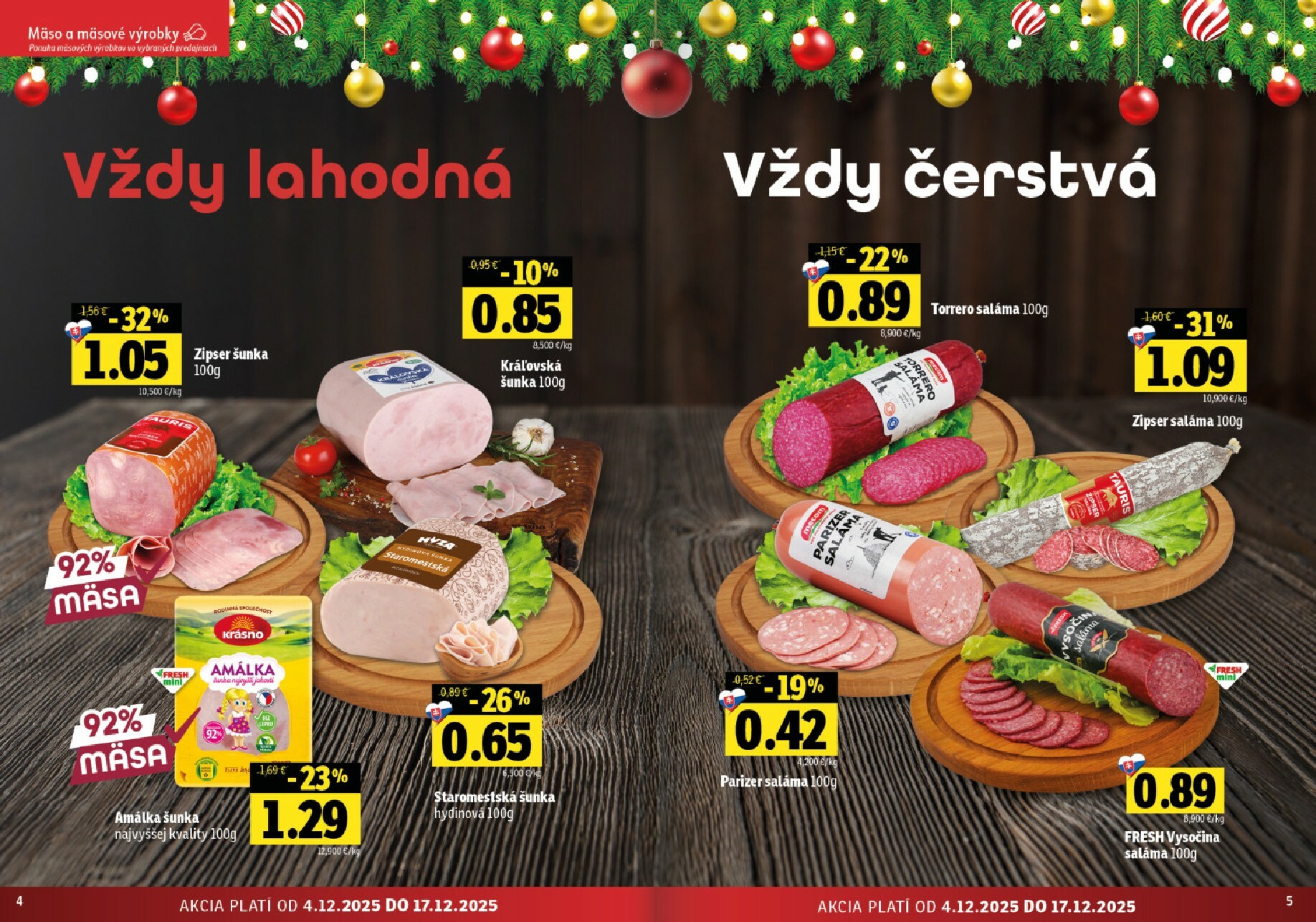fresh - Leták Fresh - Stredné a západné Slovensko platný od 04.12. do 17.12. - page: 3