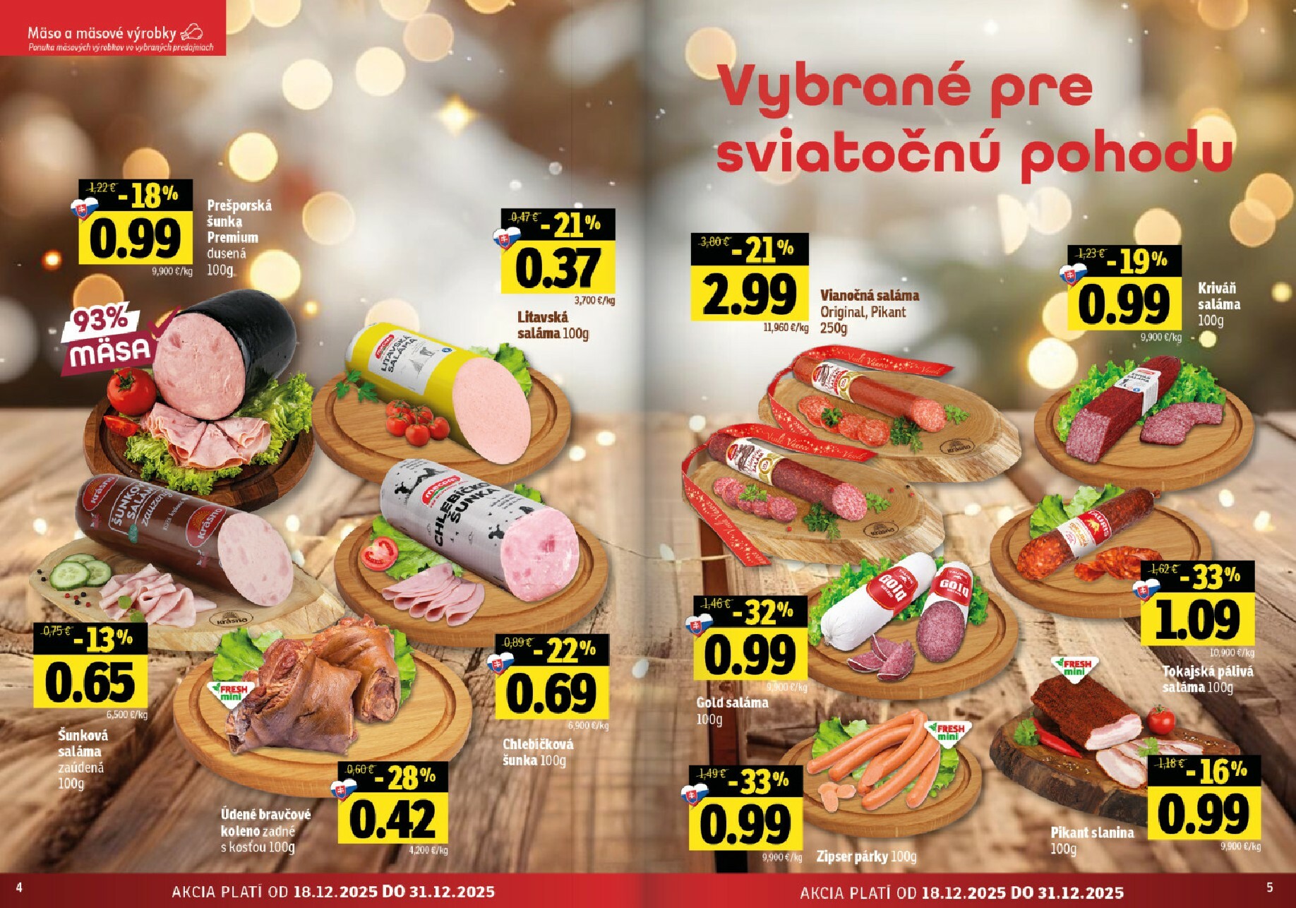fresh - Leták Fresh - Stredné a západné Slovensko platný od 18.12. do 31.12. - page: 3