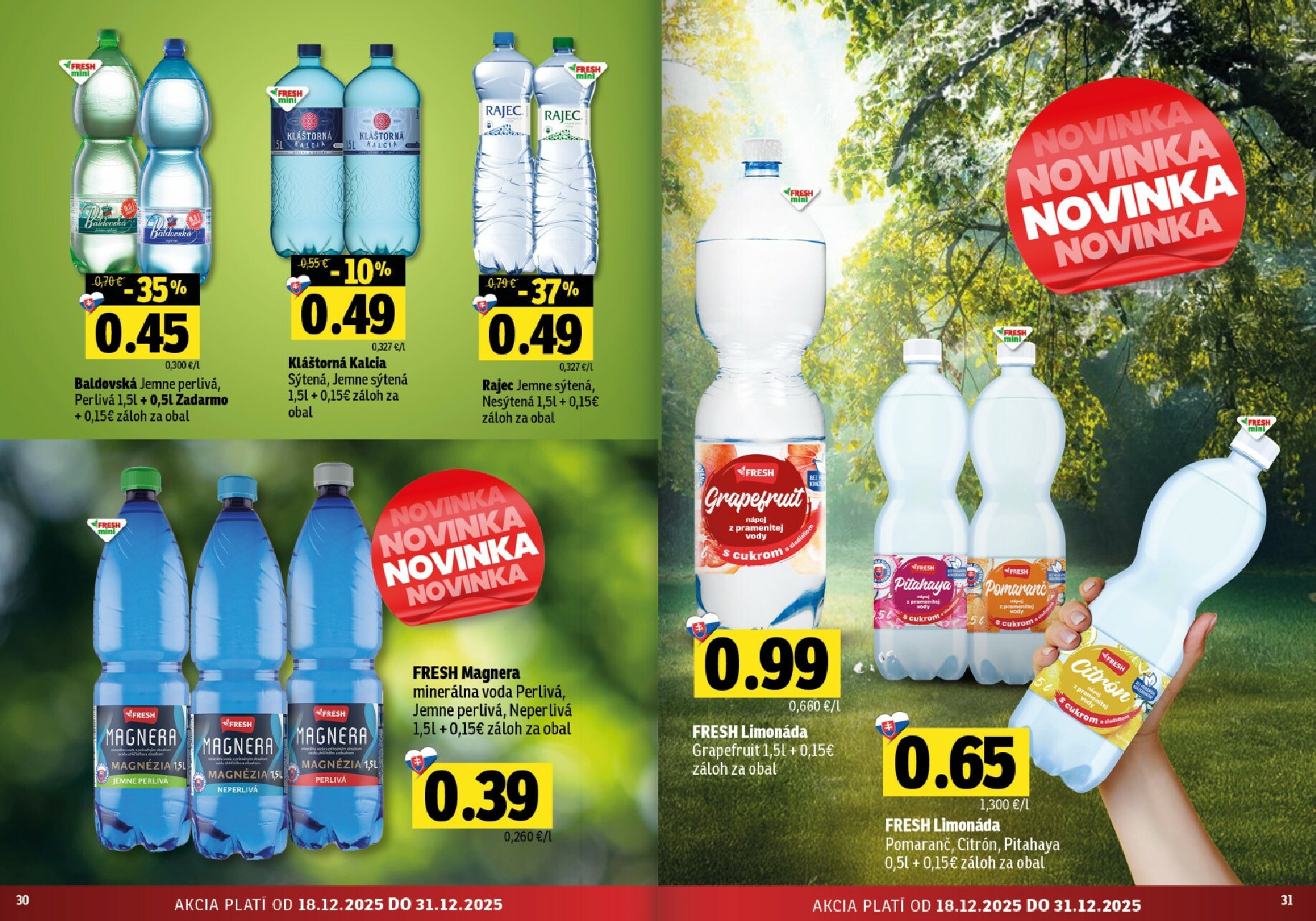 fresh - Leták Fresh - Stredné a západné Slovensko platný od 18.12. do 31.12. - page: 16