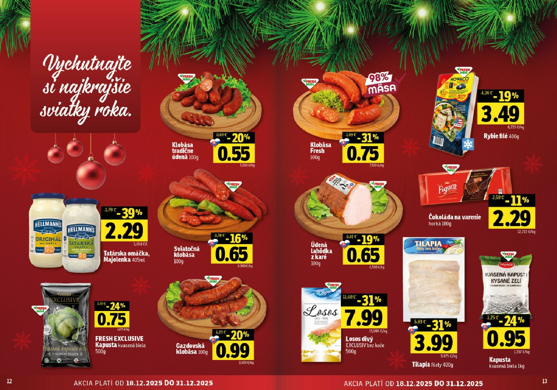 fresh - Leták Fresh - Východné Slovensko platný od 18.12. do 31.12. - page: 7