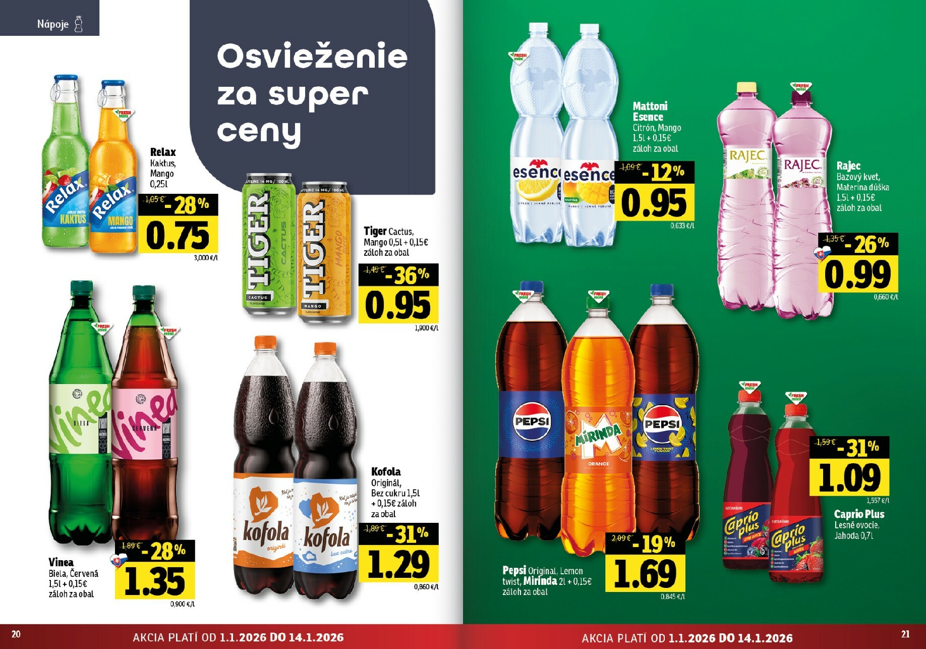 fresh - Leták Fresh - Stredné a západné Slovensko platný od 01.01. do 14.01. - page: 11
