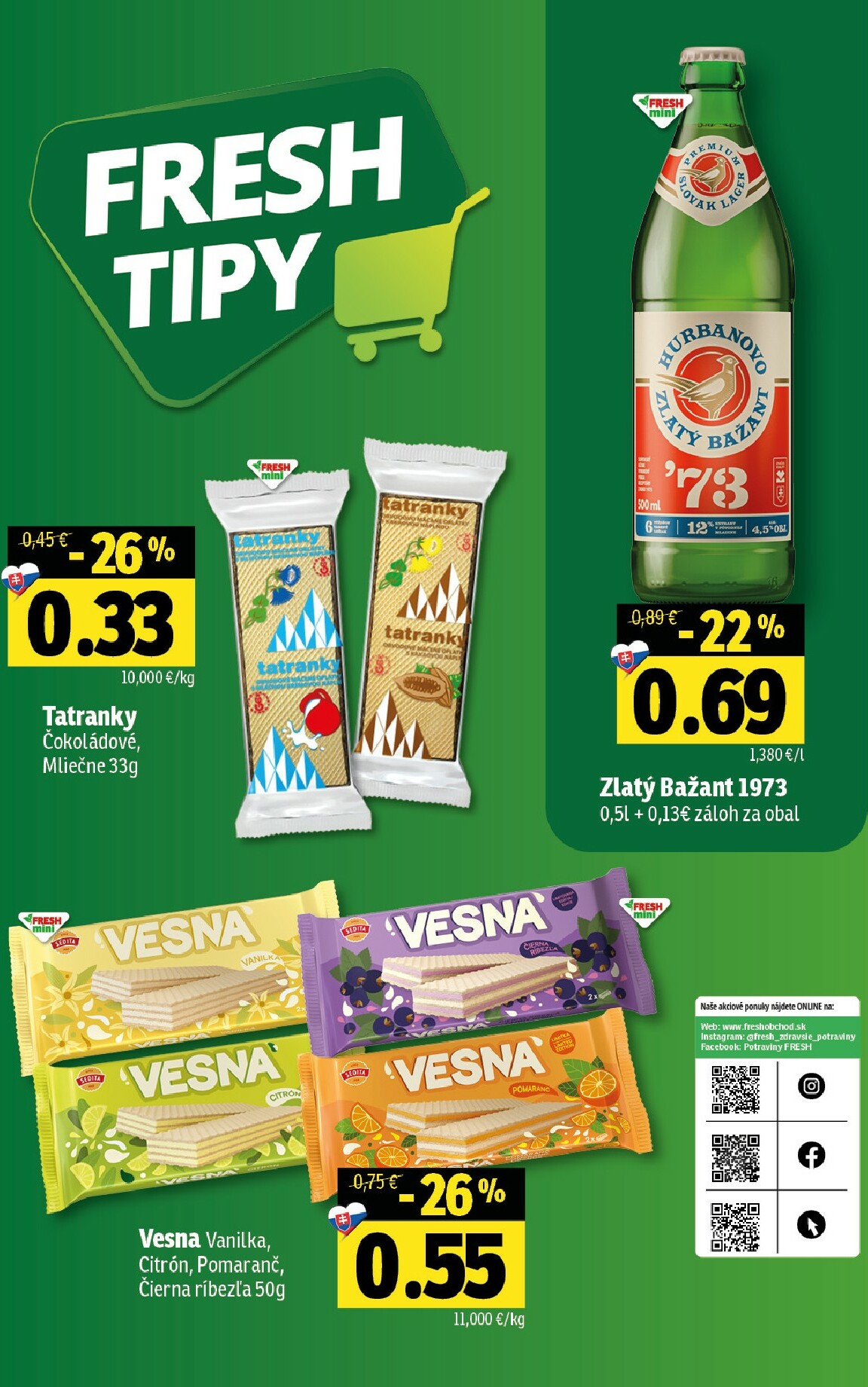 fresh - Leták Fresh - Stredné a západné Slovensko platný od 01.01. do 14.01. - page: 18