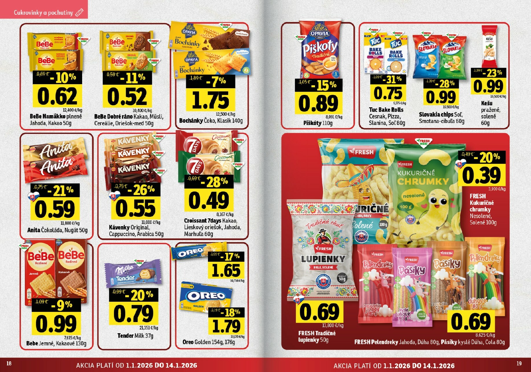 fresh - Leták Fresh - Stredné a západné Slovensko platný od 01.01. do 14.01. - page: 10