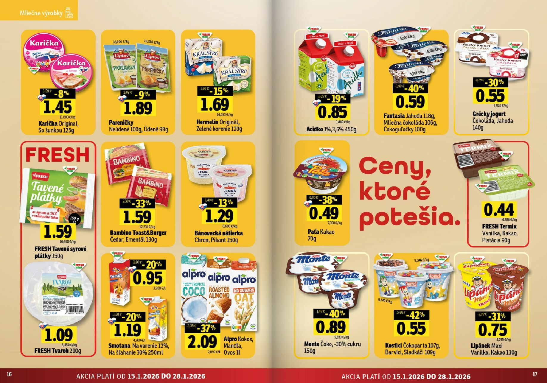 fresh - Leták Fresh - Východné Slovensko platný od 15.01. do 28.01. - page: 9