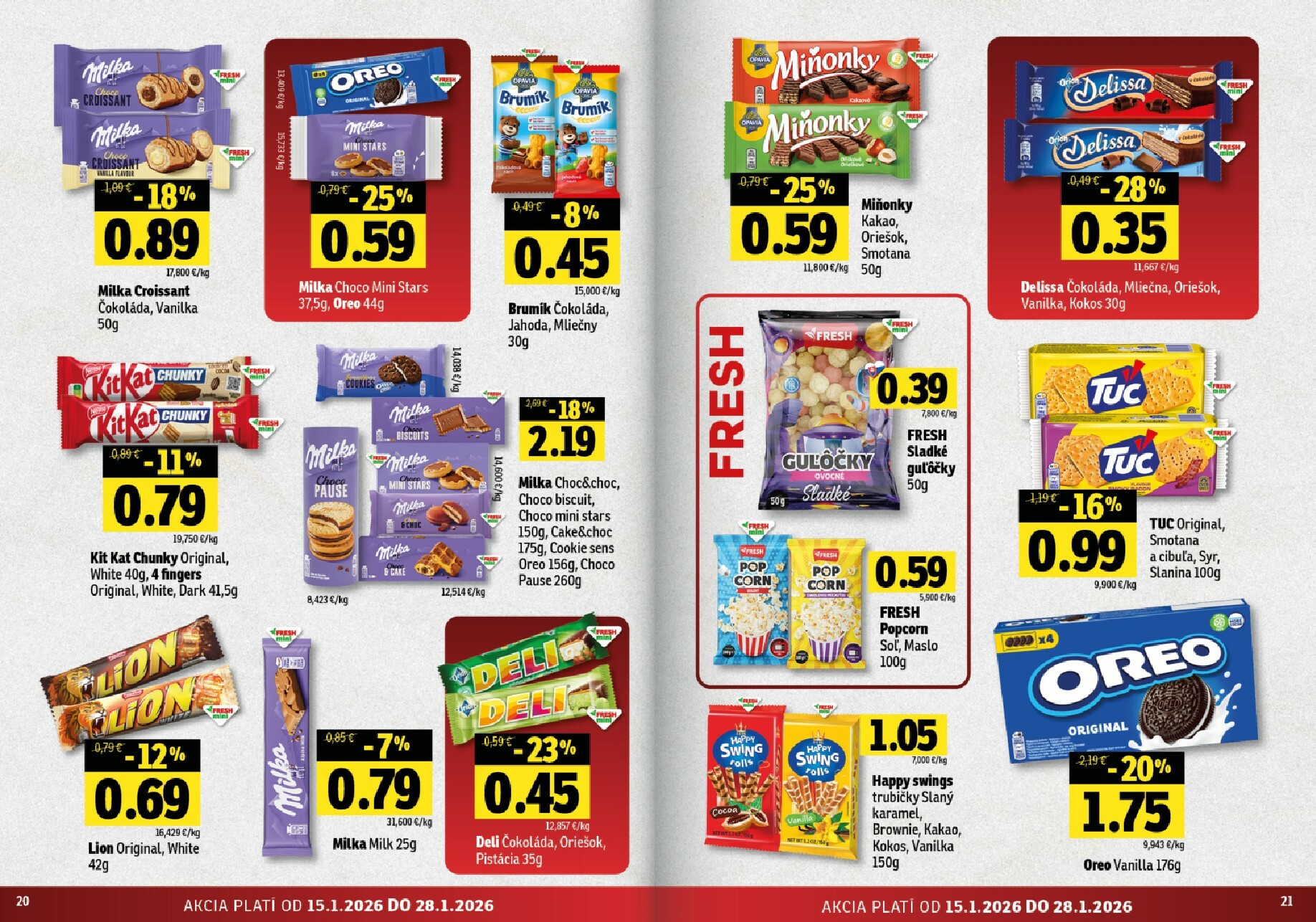 fresh - Leták Fresh - Stredné a západné Slovensko platný od 15.01. do 28.01. - page: 11