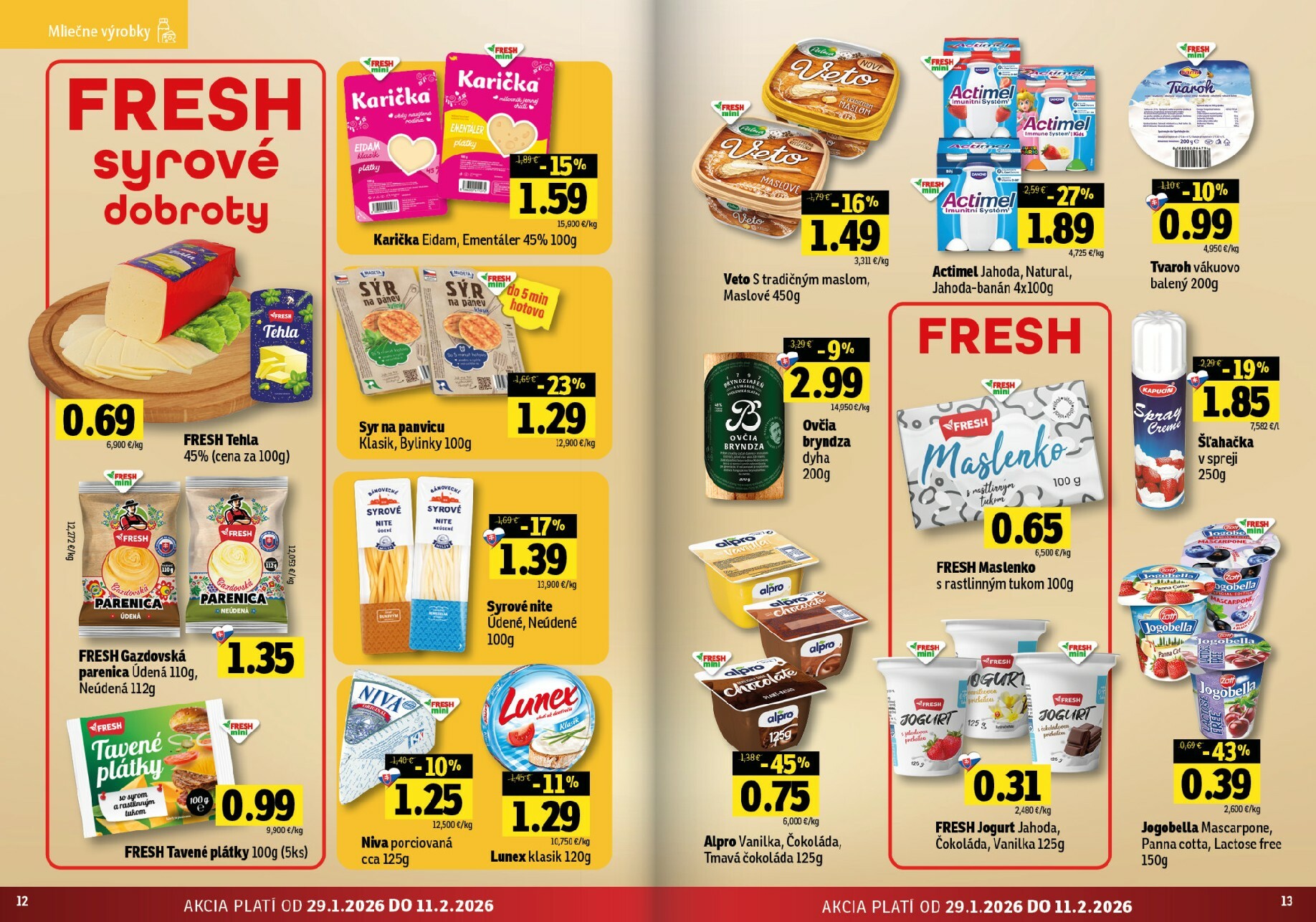 fresh - Leták Fresh - Stredné a západné Slovensko platný od 29.01. do 11.02. - page: 7