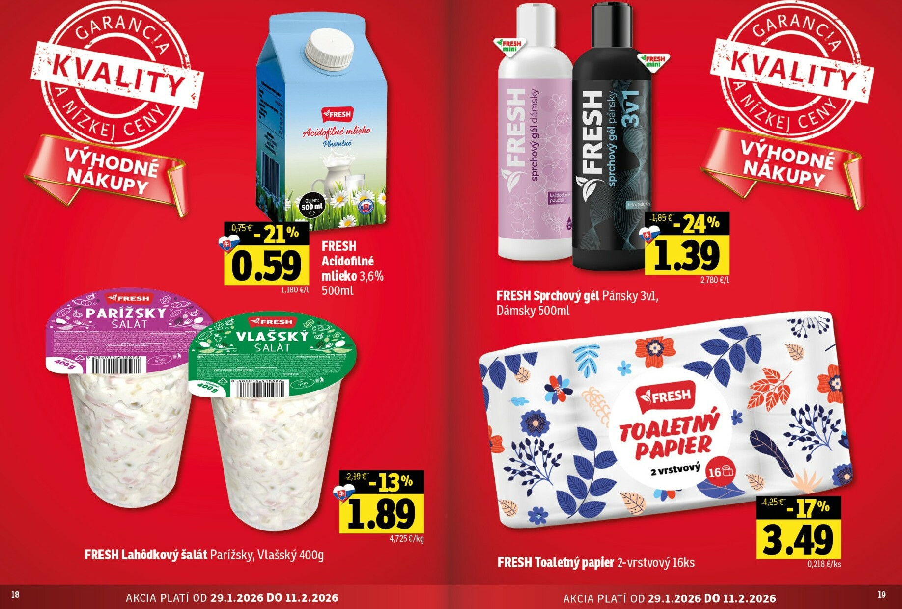 fresh - Leták Fresh - Východné Slovensko platný od 29.01. do 11.02. - page: 10