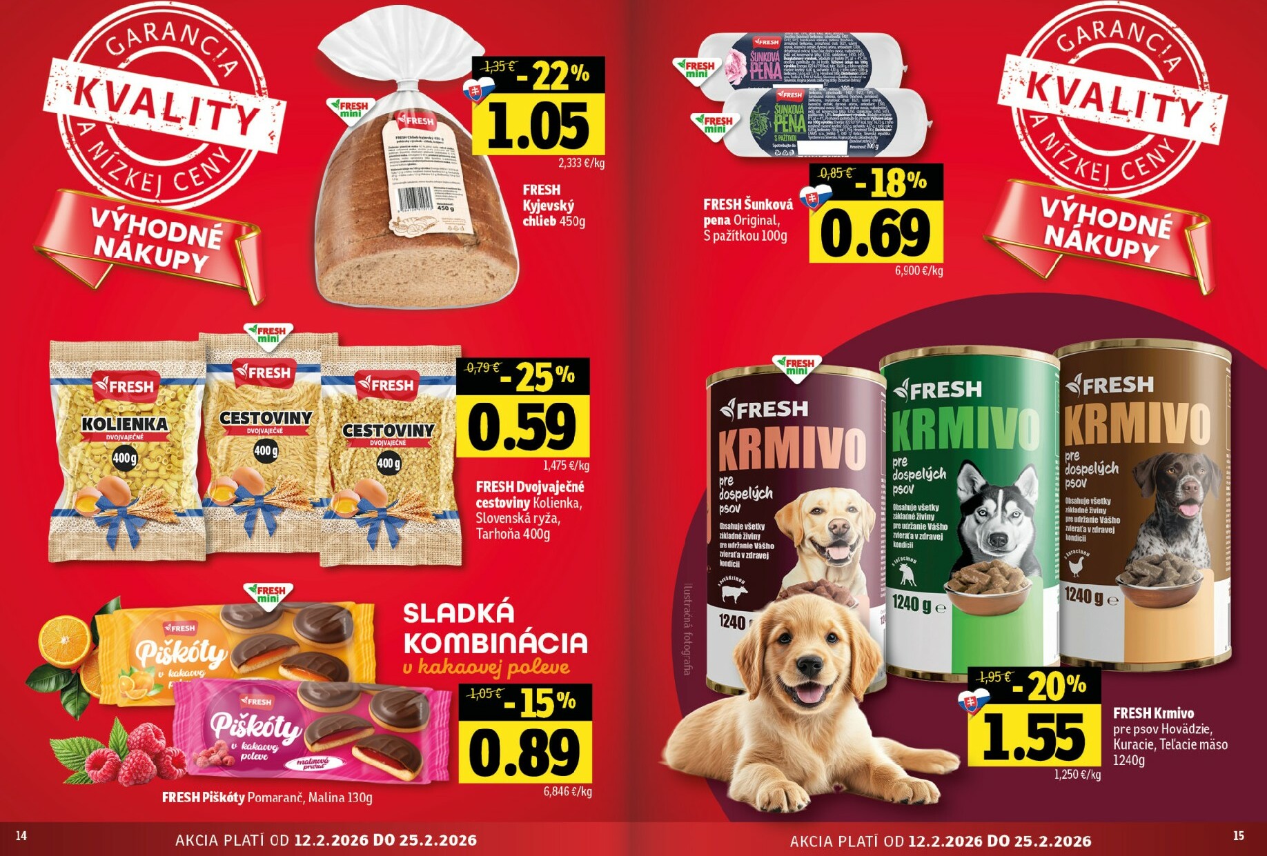 fresh - Leták Fresh - Stredné a západné Slovensko platný od 12.02.2026 do 25.02.2026 - page: 8