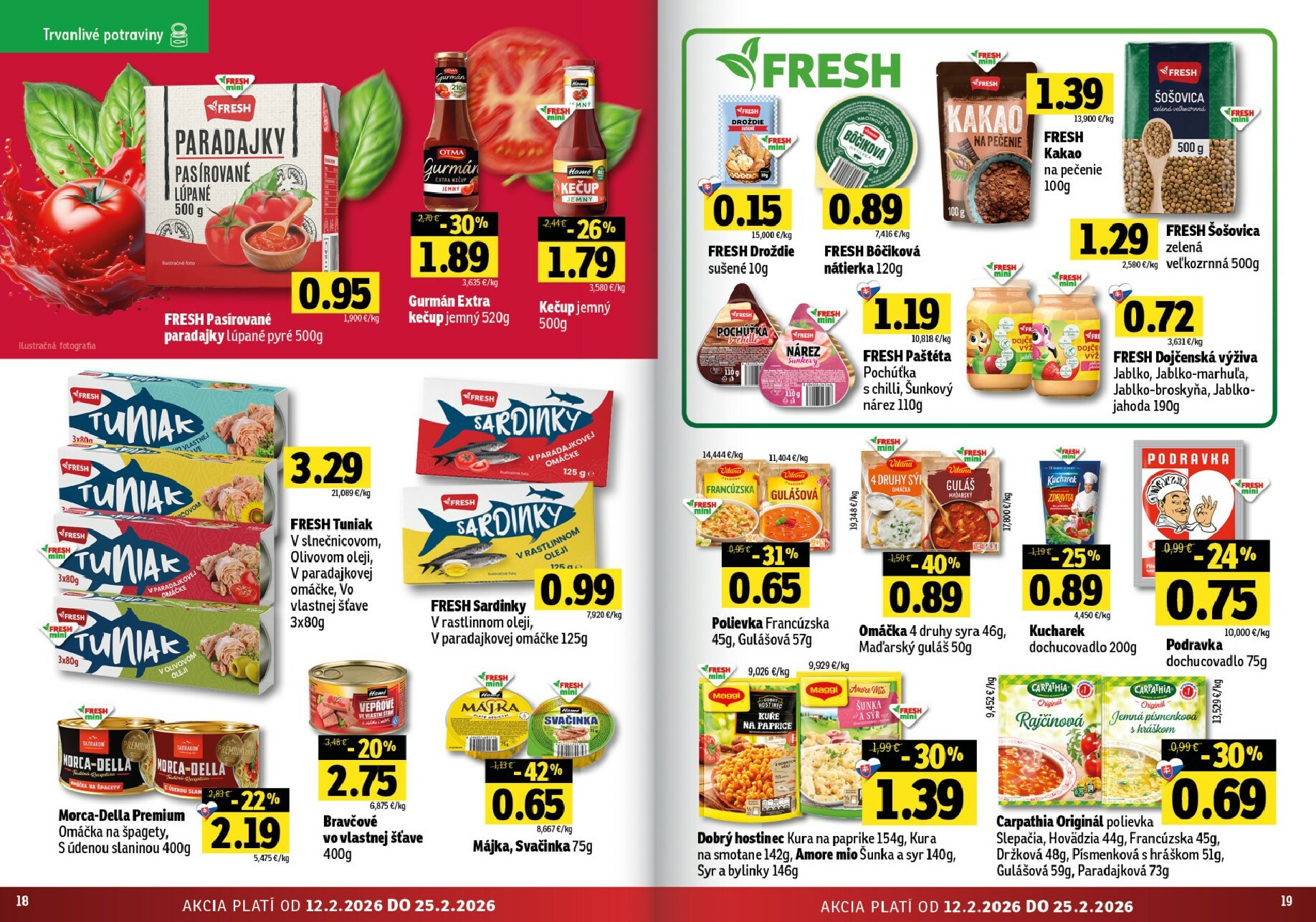 fresh - Leták Fresh - Východné Slovensko platný od 12.02.2026 do 25.02.2026 - page: 10