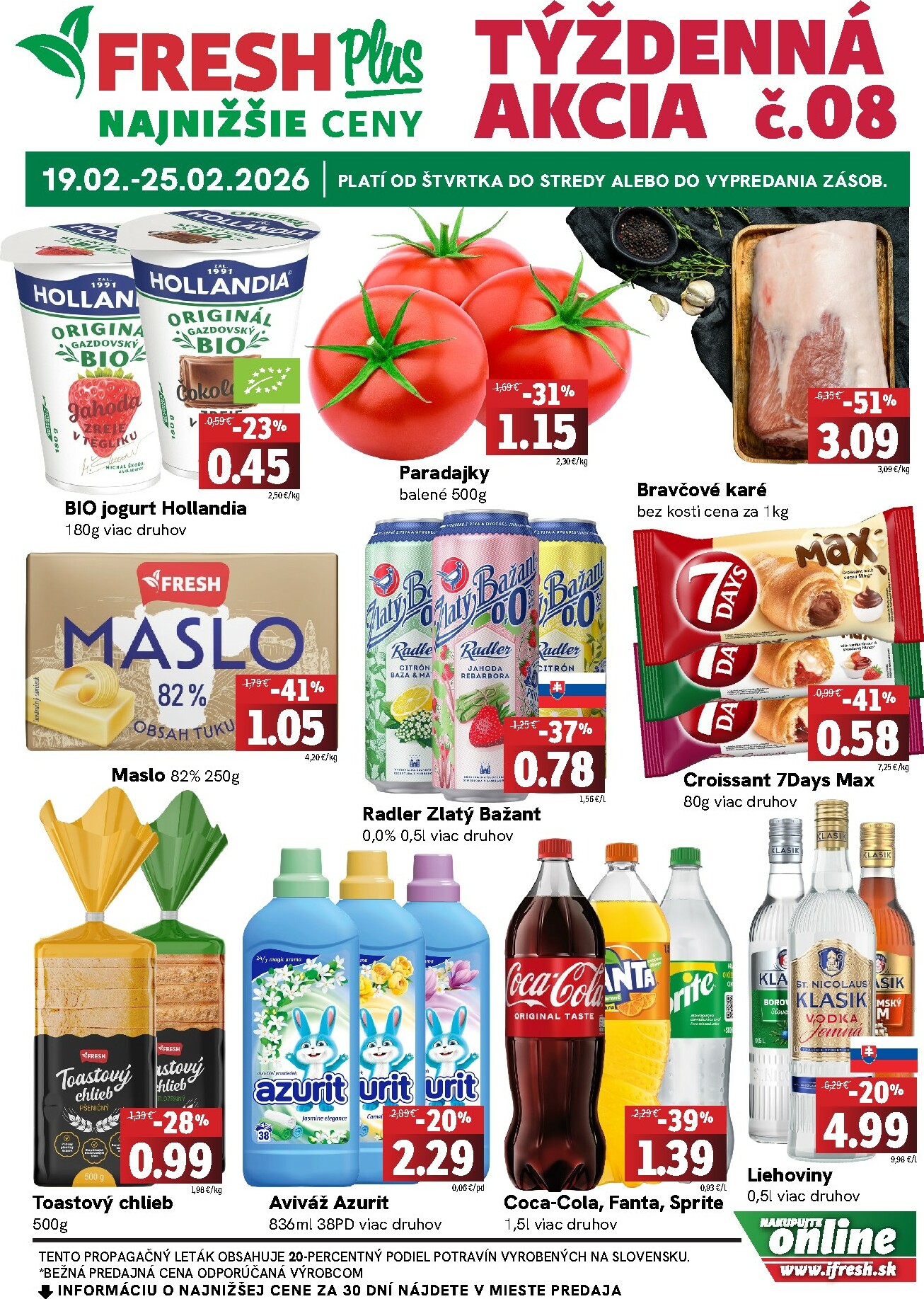 fresh - Leták Fresh Plus platný od 19.02.2026 do 25.02.2026