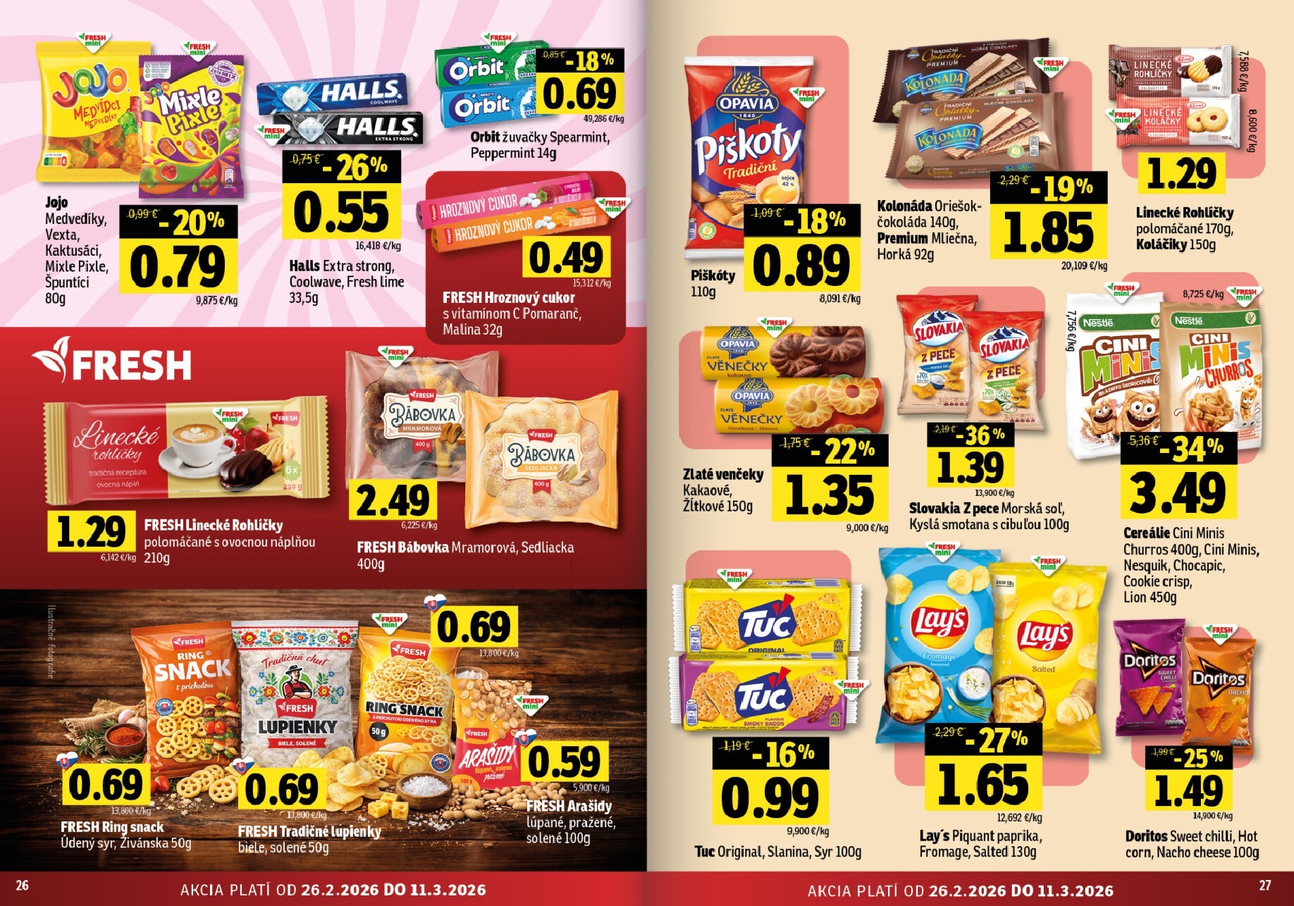 fresh - Leták Fresh - Východné Slovensko platný od 26.02.2026 do 11.03.2026 - page: 14