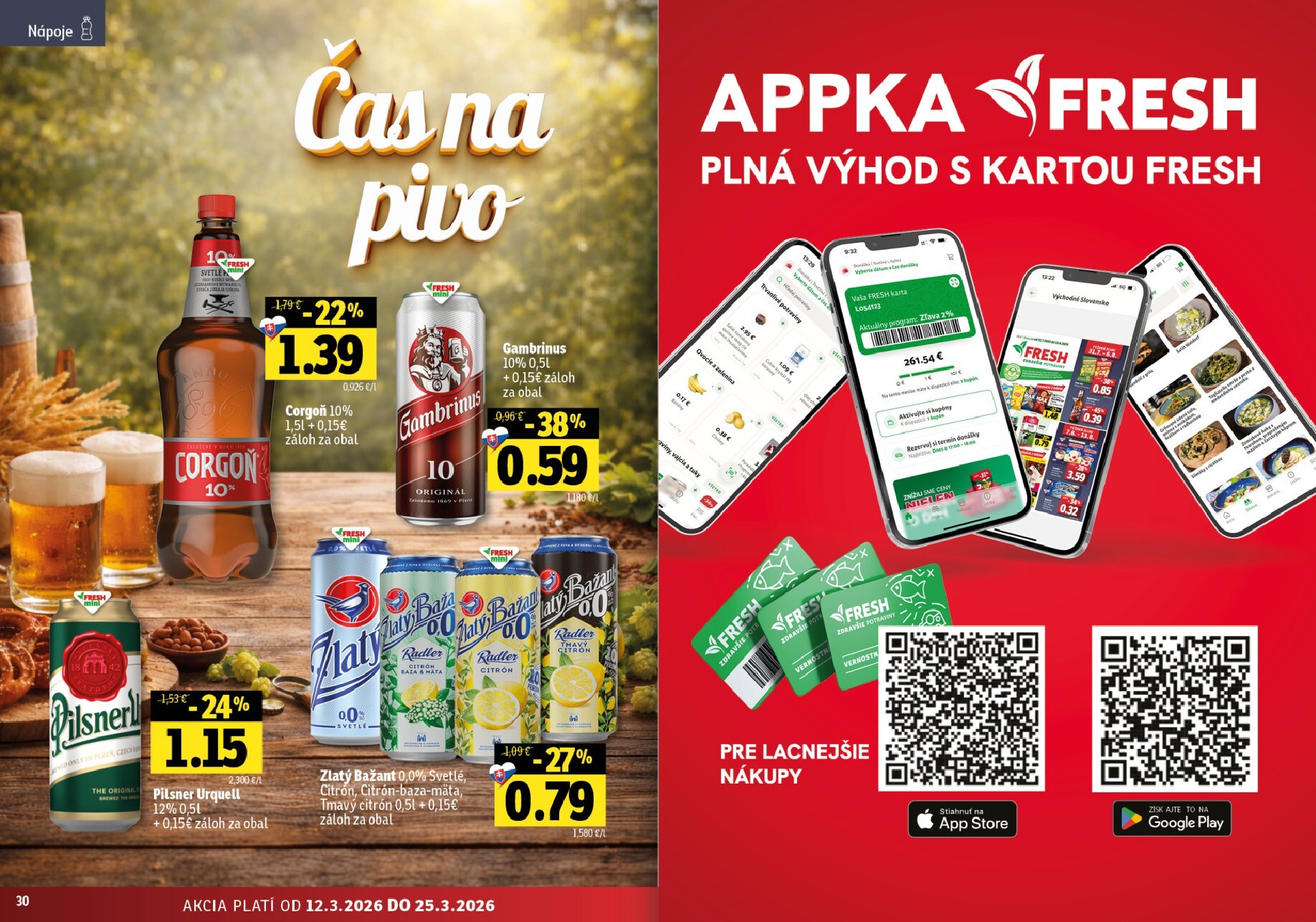 fresh - Leták Fresh - Stredné a západné Slovensko platný od 12.03.2026 do 25.03.2026 - page: 16