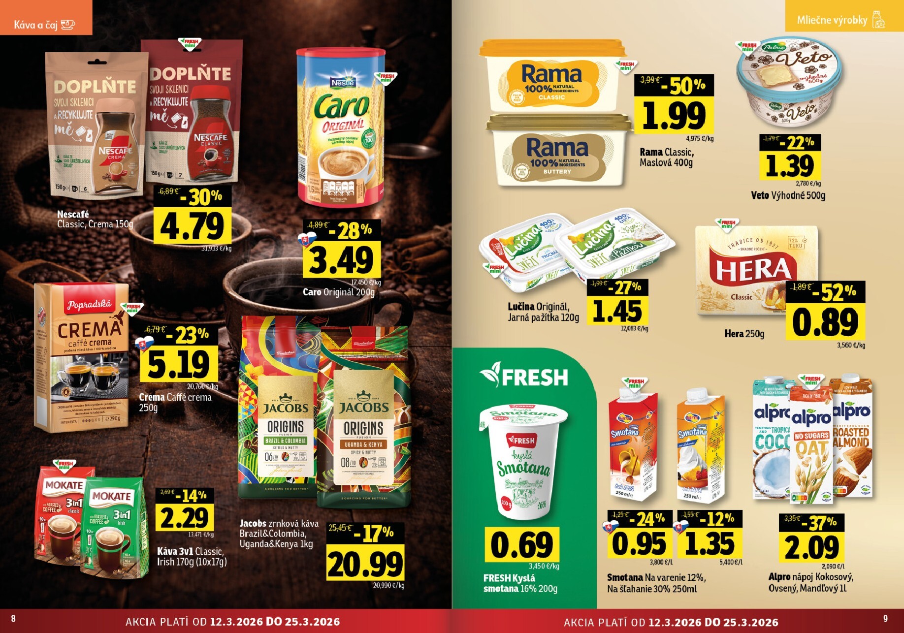 fresh - Leták Fresh - Stredné a západné Slovensko platný od 12.03.2026 do 25.03.2026 - page: 5