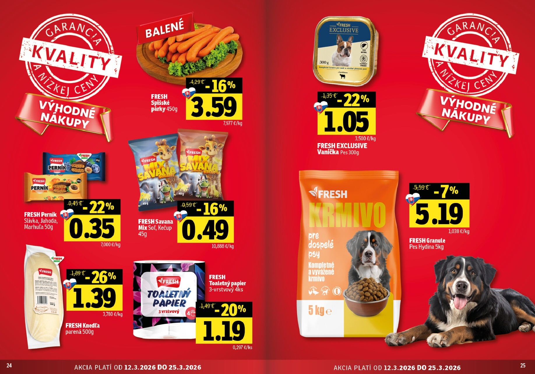 fresh - Leták Fresh - Stredné a západné Slovensko platný od 12.03.2026 do 25.03.2026 - page: 13