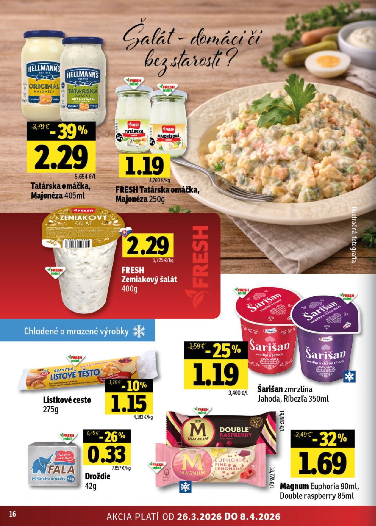 fresh - Leták Fresh - Stredné a západné Slovensko platný od 26.03.2026 do 08.04.2026 - page: 16