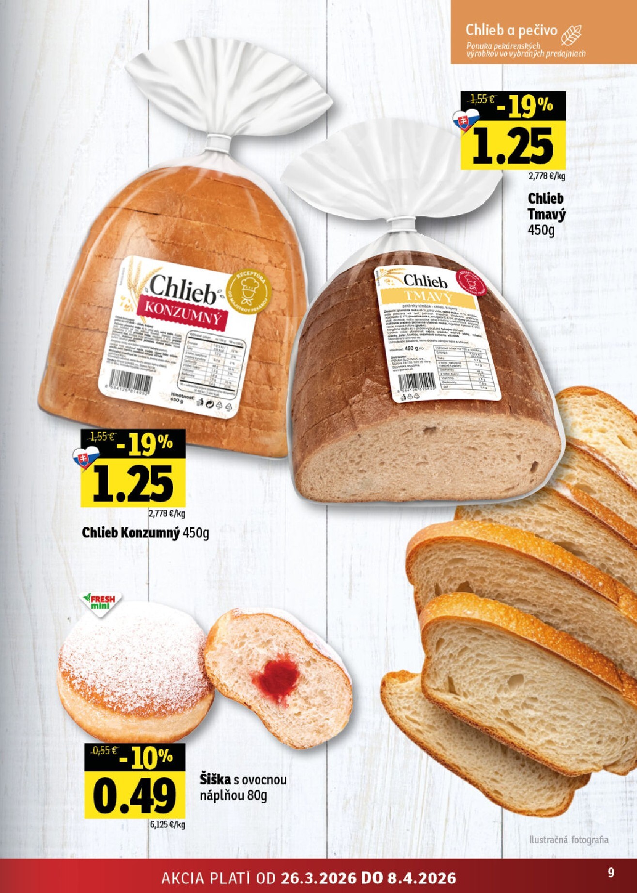 fresh - Leták Fresh - Stredné a západné Slovensko platný od 26.03.2026 do 08.04.2026 - page: 9