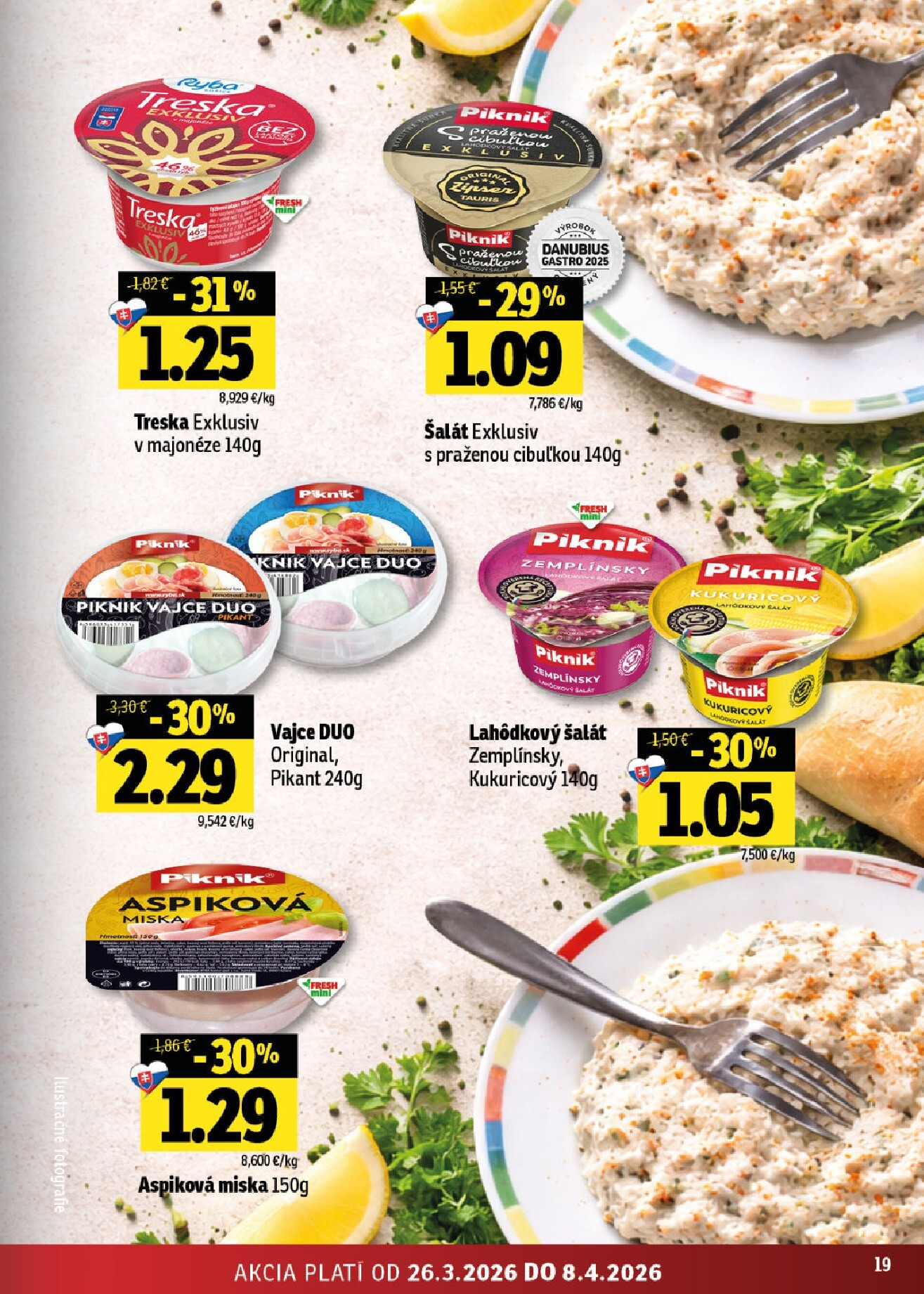 fresh - Leták Fresh - Stredné a západné Slovensko platný od 26.03.2026 do 08.04.2026 - page: 19