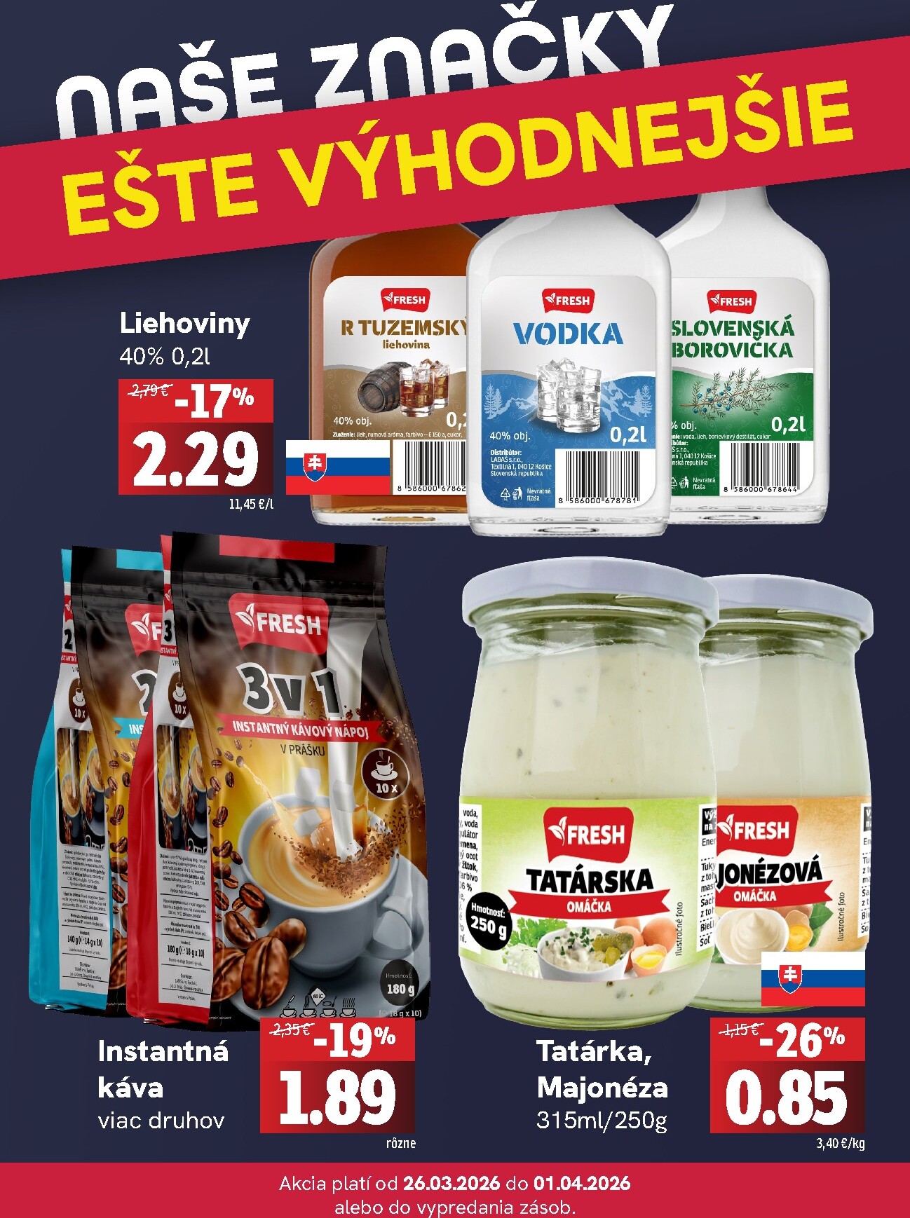 fresh - Leták Fresh Plus platný od 26.03.2026 do 01.04.2026 - page: 4