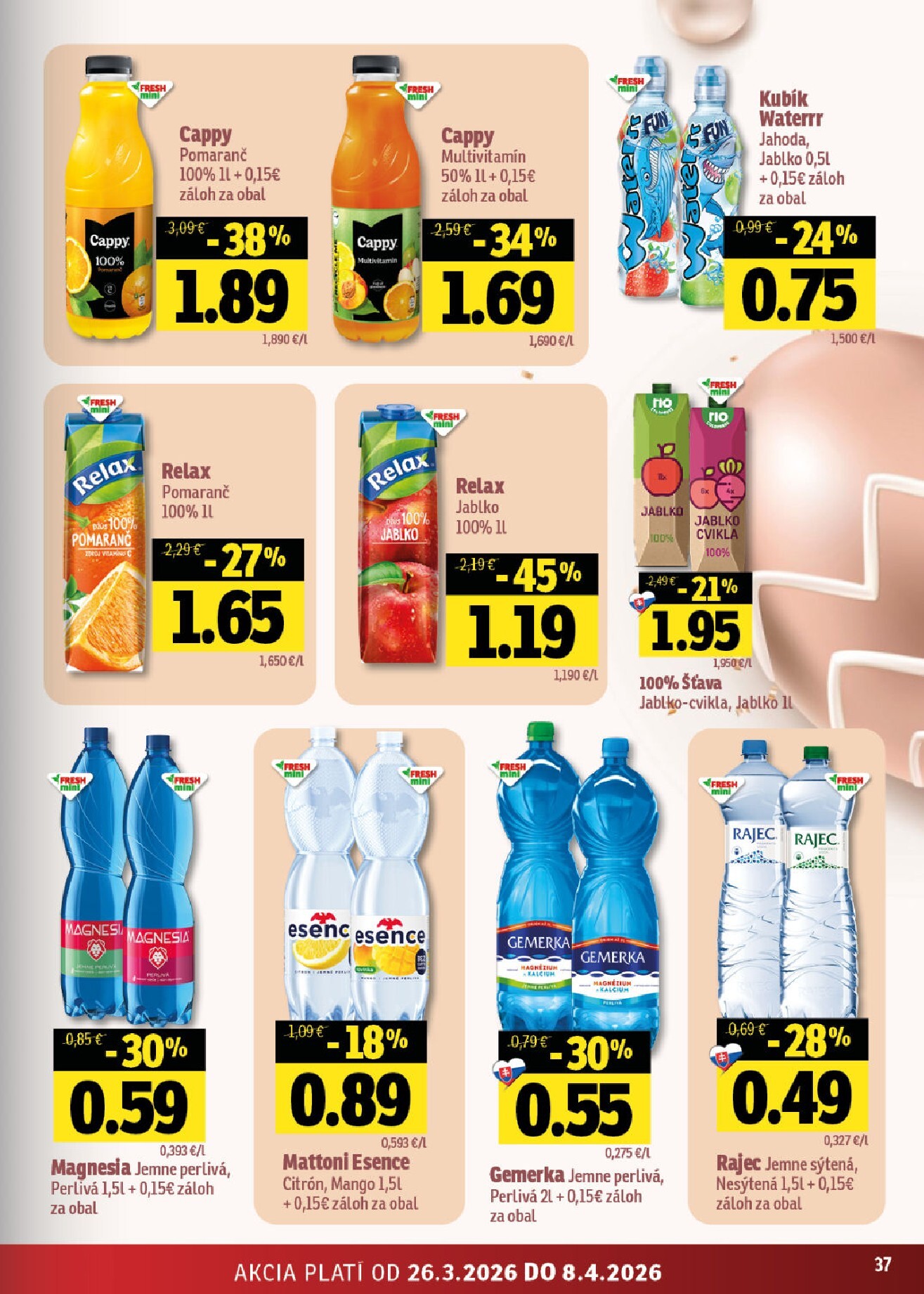 fresh - Leták Fresh - Východné Slovensko platný od 26.03.2026 do 08.04.2026 - page: 37