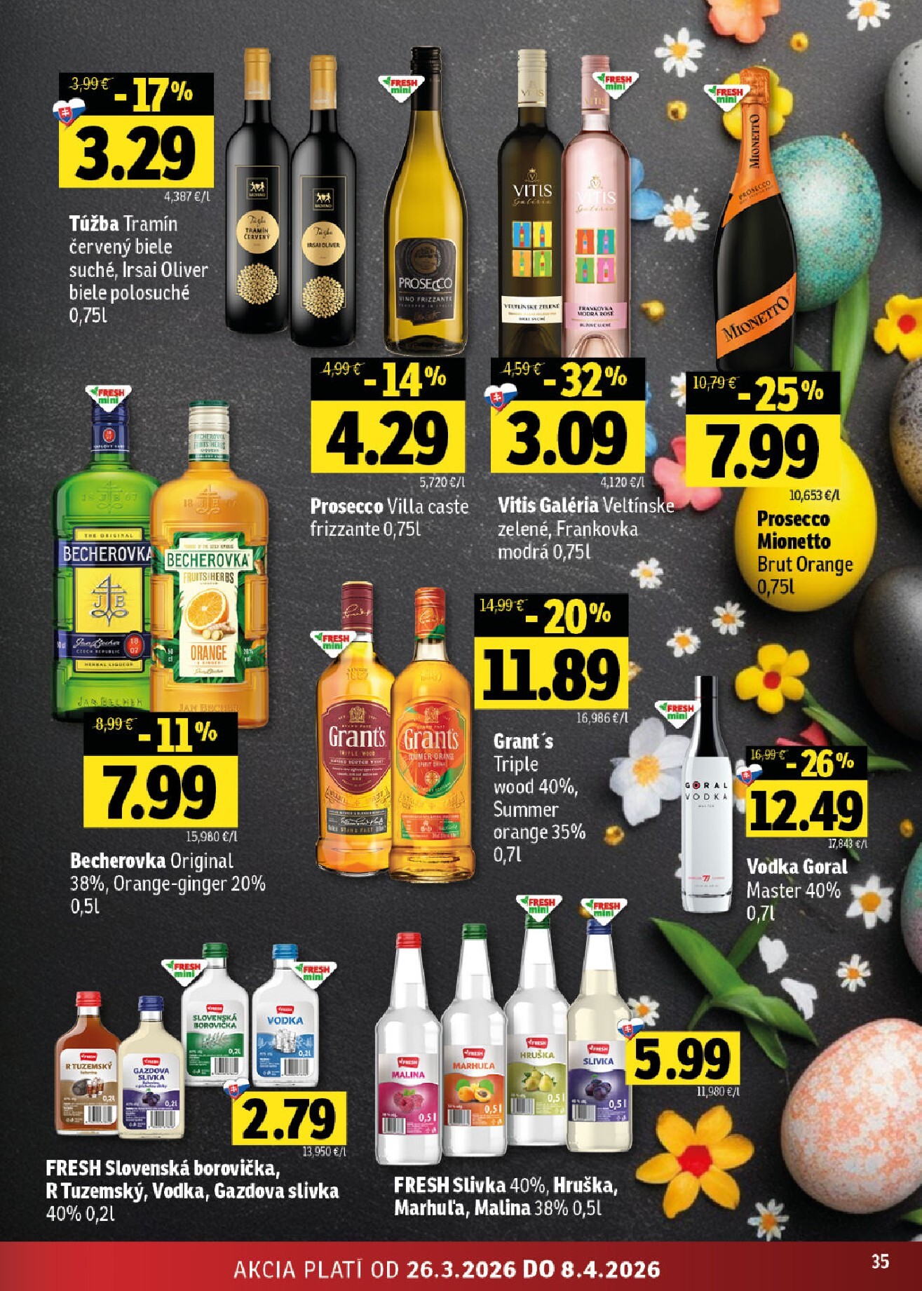 fresh - Leták Fresh - Východné Slovensko platný od 26.03.2026 do 08.04.2026 - page: 35