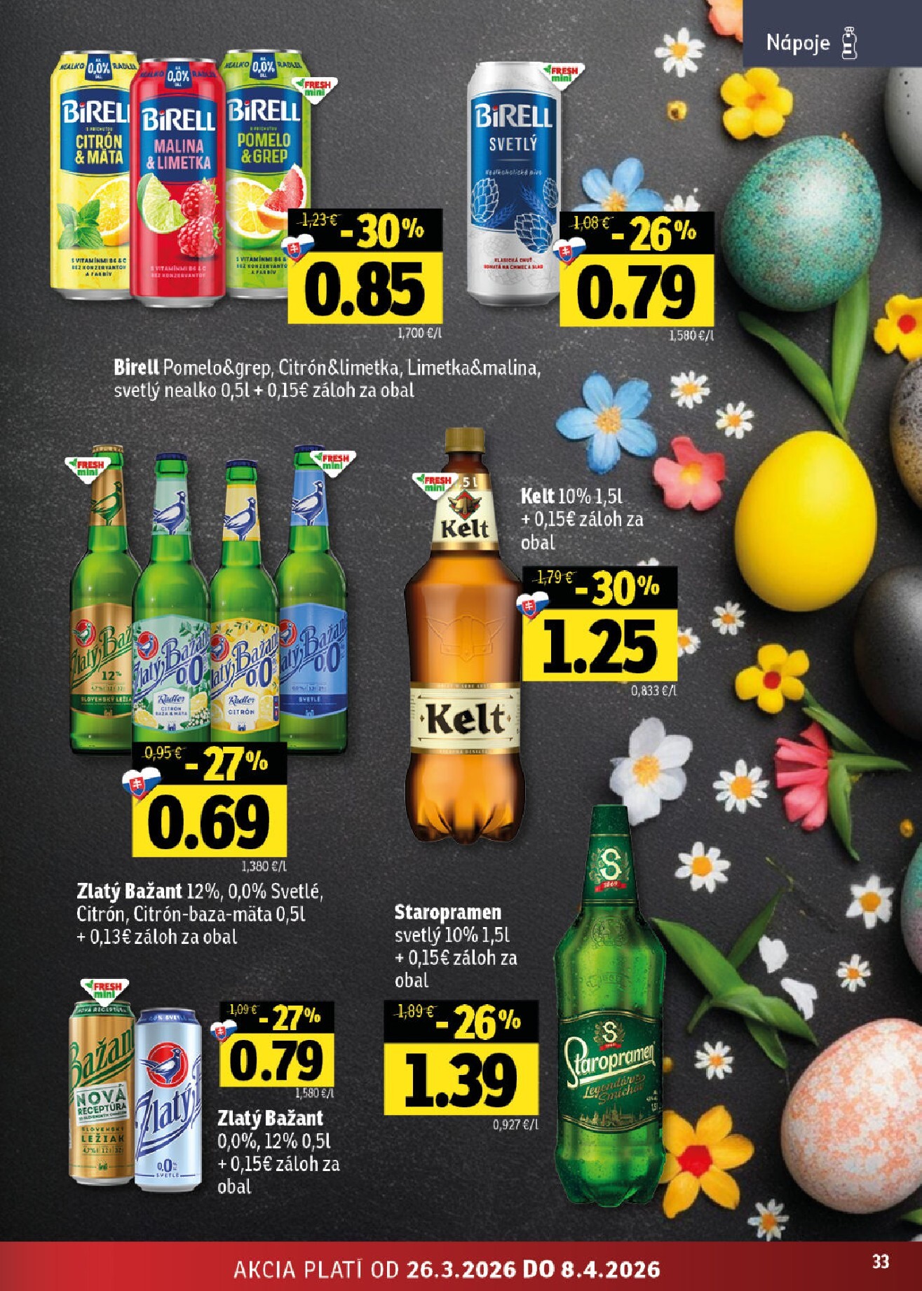 fresh - Leták Fresh - Východné Slovensko platný od 26.03.2026 do 08.04.2026 - page: 33