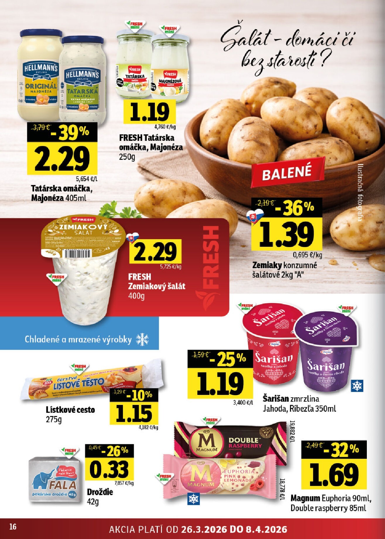 fresh - Leták Fresh - Východné Slovensko platný od 26.03.2026 do 08.04.2026 - page: 16