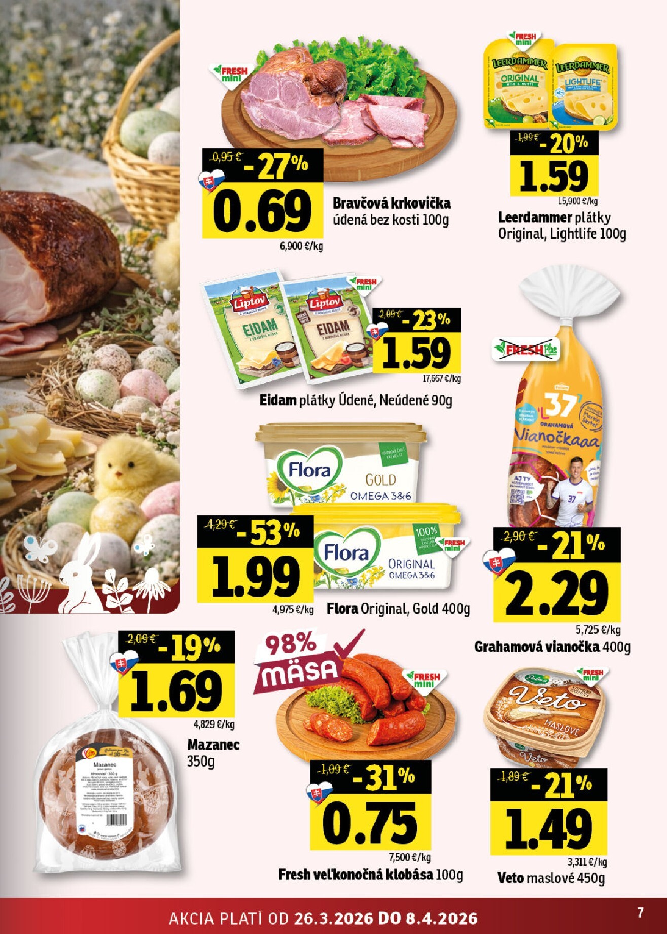 fresh - Leták Fresh - Východné Slovensko platný od 26.03.2026 do 08.04.2026 - page: 7