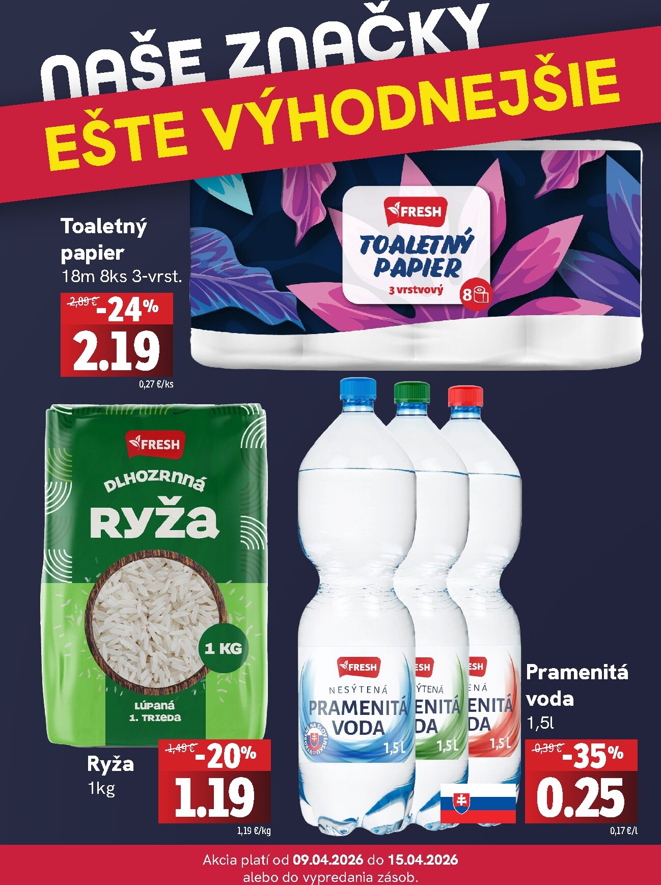 fresh - Nový leták Fresh Plus platný od štvrtka, 09.04.2026 do stredy, 15.04.2026 - page: 4