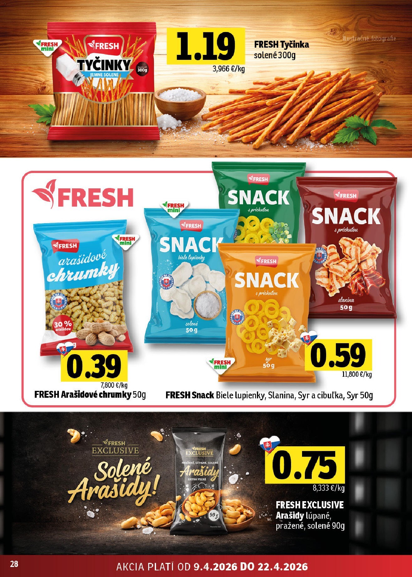 fresh - Nový leták Fresh - Východné Slovensko platný od štvrtka, 09.04.2026 do stredy, 22.04.2026 - page: 28
