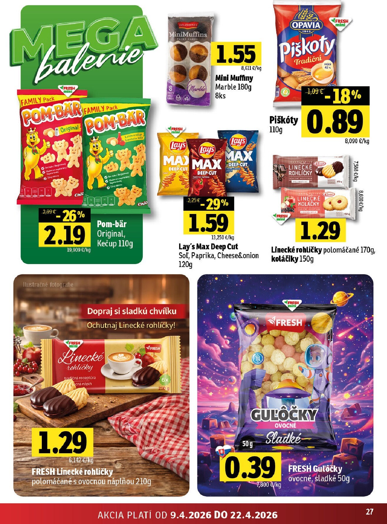 fresh - Nový leták Fresh - Východné Slovensko platný od štvrtka, 09.04.2026 do stredy, 22.04.2026 - page: 27