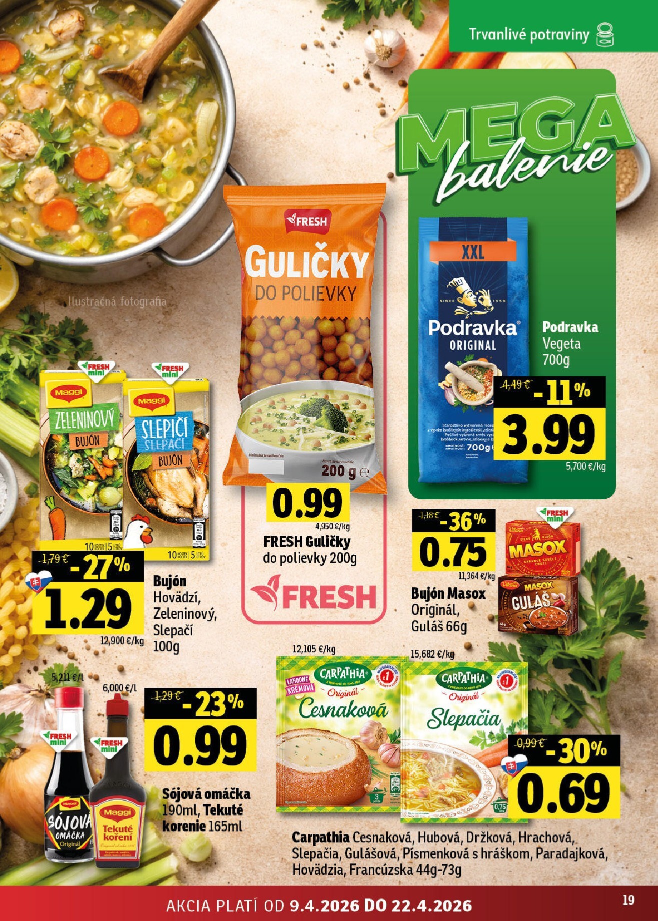 fresh - Nový leták Fresh - Východné Slovensko platný od štvrtka, 09.04.2026 do stredy, 22.04.2026 - page: 19